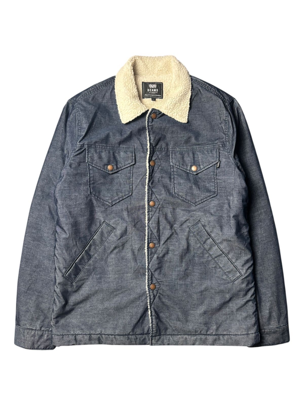 Beams Japan Beams Corduroy Sherpa Jacket Size US L / EU 52-54 / 3 - 1 Thumbnail