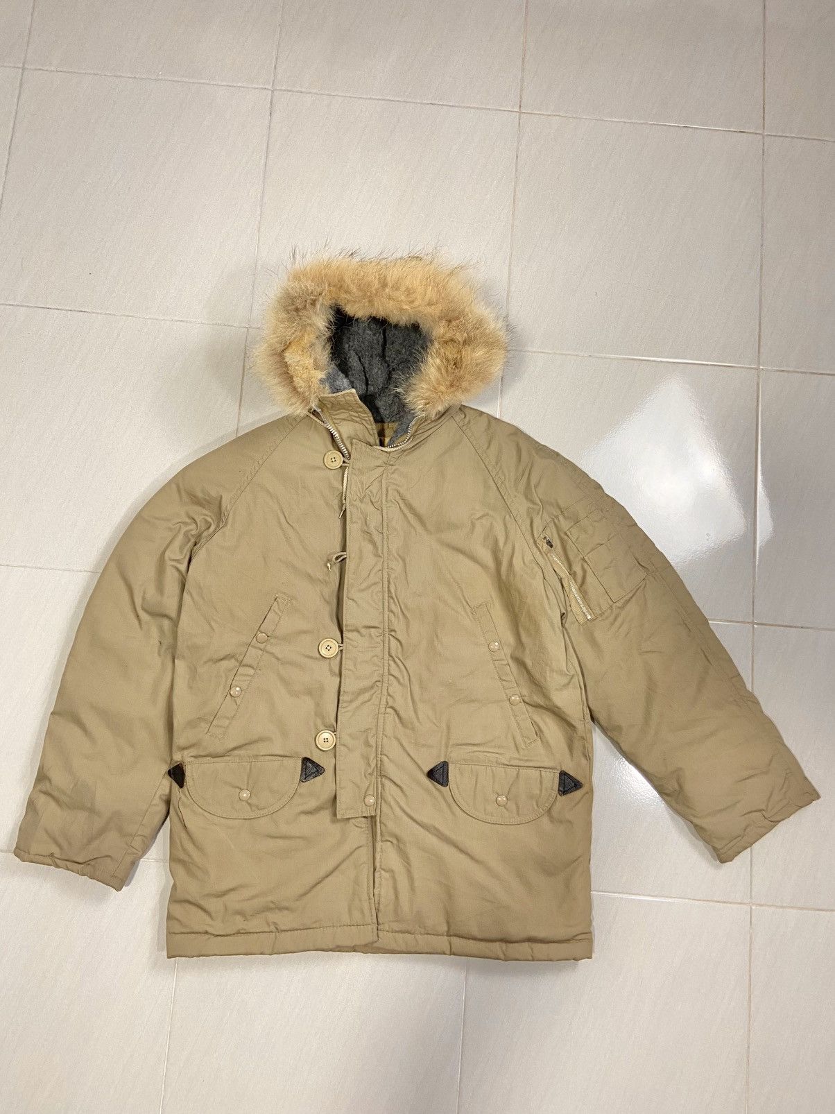 Vintage Corinth MFG Cold weather parka hooded