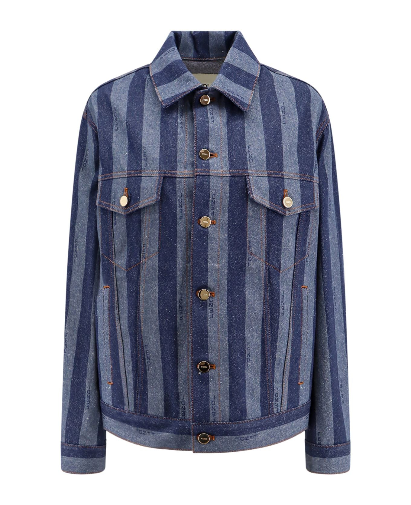 Fendi o1s1wg110925 Jacket in Blue Size XL / US 12-14 / IT 48-50 - 1 Preview