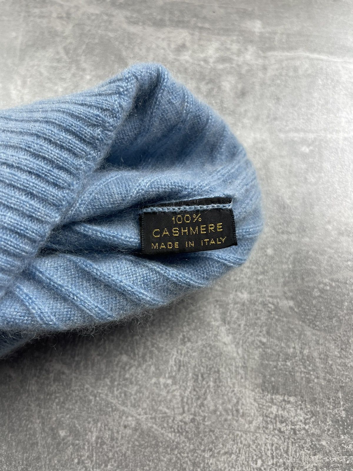 Loro Piana Loro Piana Cashmere Sleeveless Turtleneck Knit Light Blue Size L / US 10 / IT 46 - 10 Thumbnail