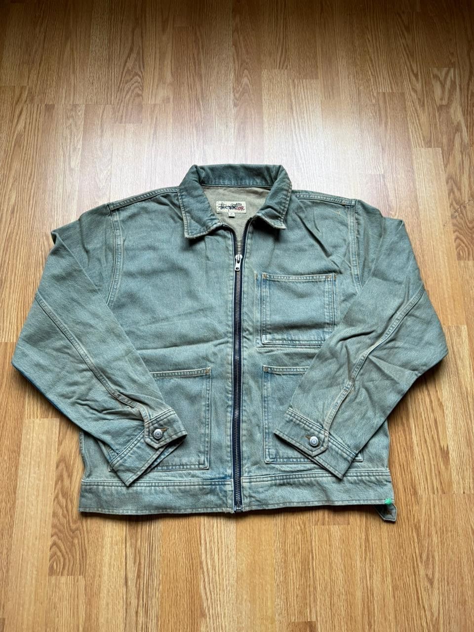 Stussy CC28 Beach Denim Jacket in Light Blue Size US S / EU 44-46 / 1 - 1 Thumbnail
