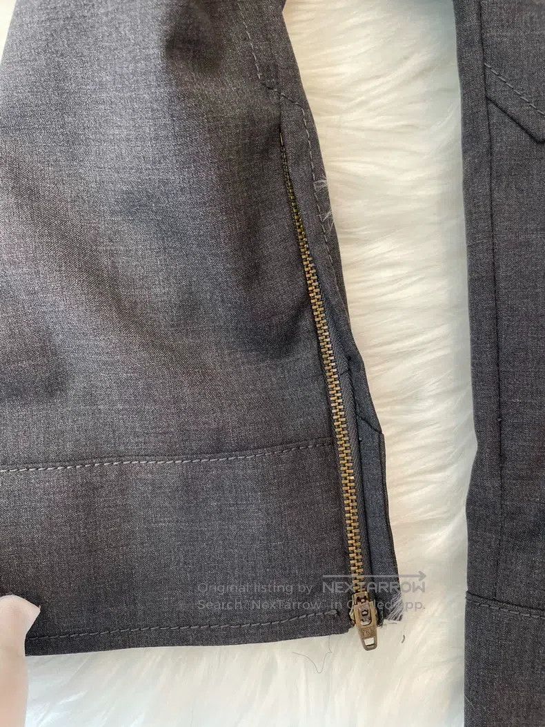 Brunello Cucinelli Brunello Cucinelli Black Gray Wool Casual Long Pants Size 26" / US 2 / IT 38 - 6 Thumbnail