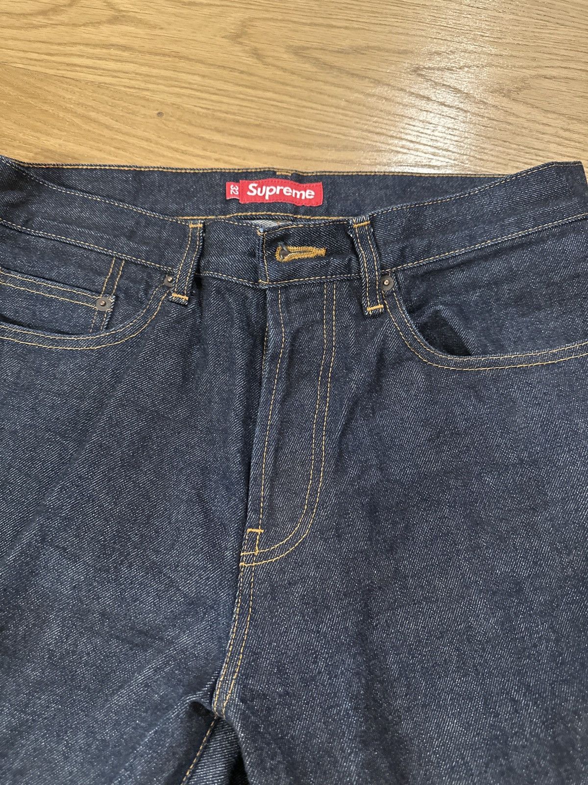 Supreme Supreme selvedge raw denim Size US 32 / EU 48 - 1 Thumbnail