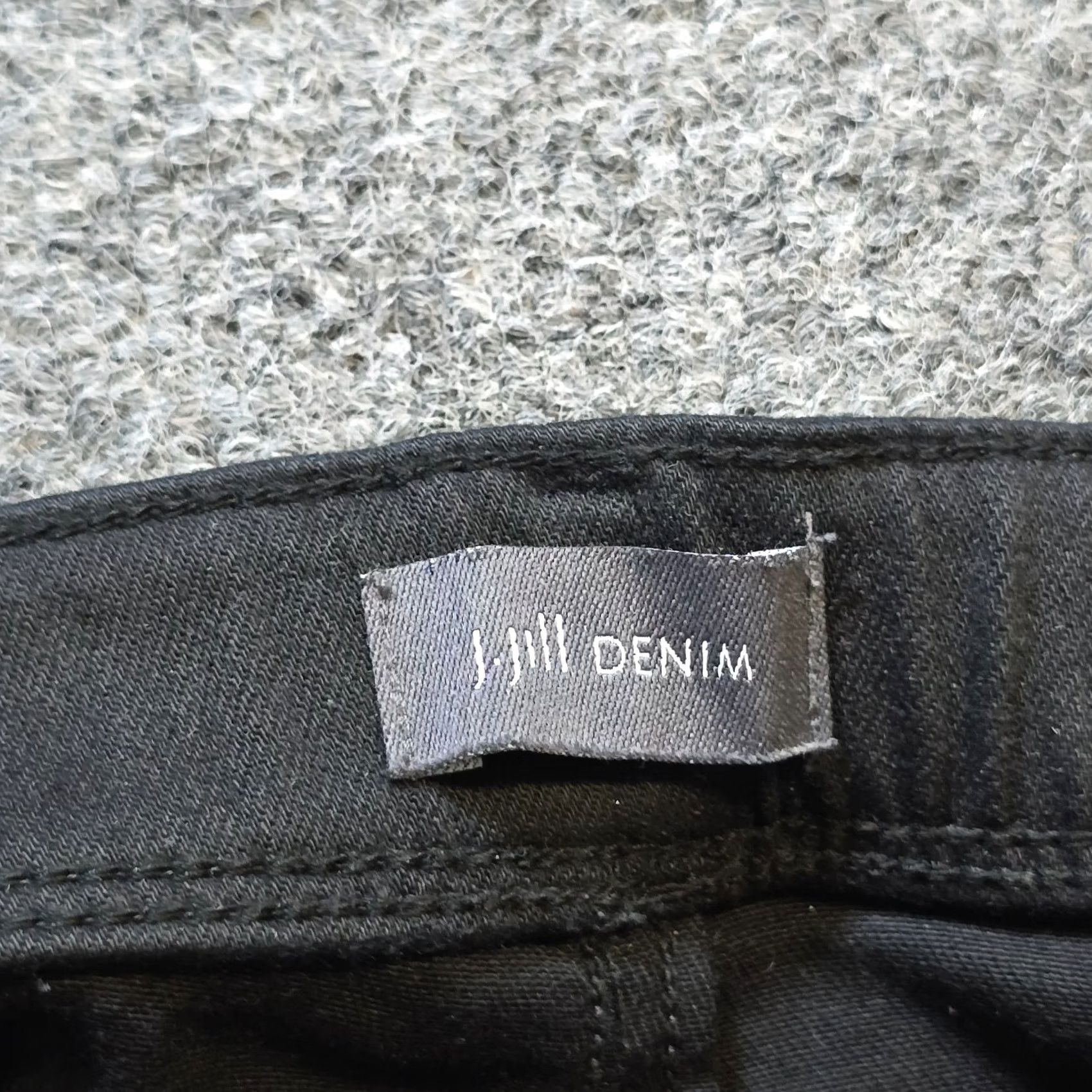 J. Jill J Jill Jeans Women Size 20 Black Denim Slim Ankle Mid Rise 5-Pocket Stretch Plus Womens Size 42" / US 20 - 4 Thumbnail
