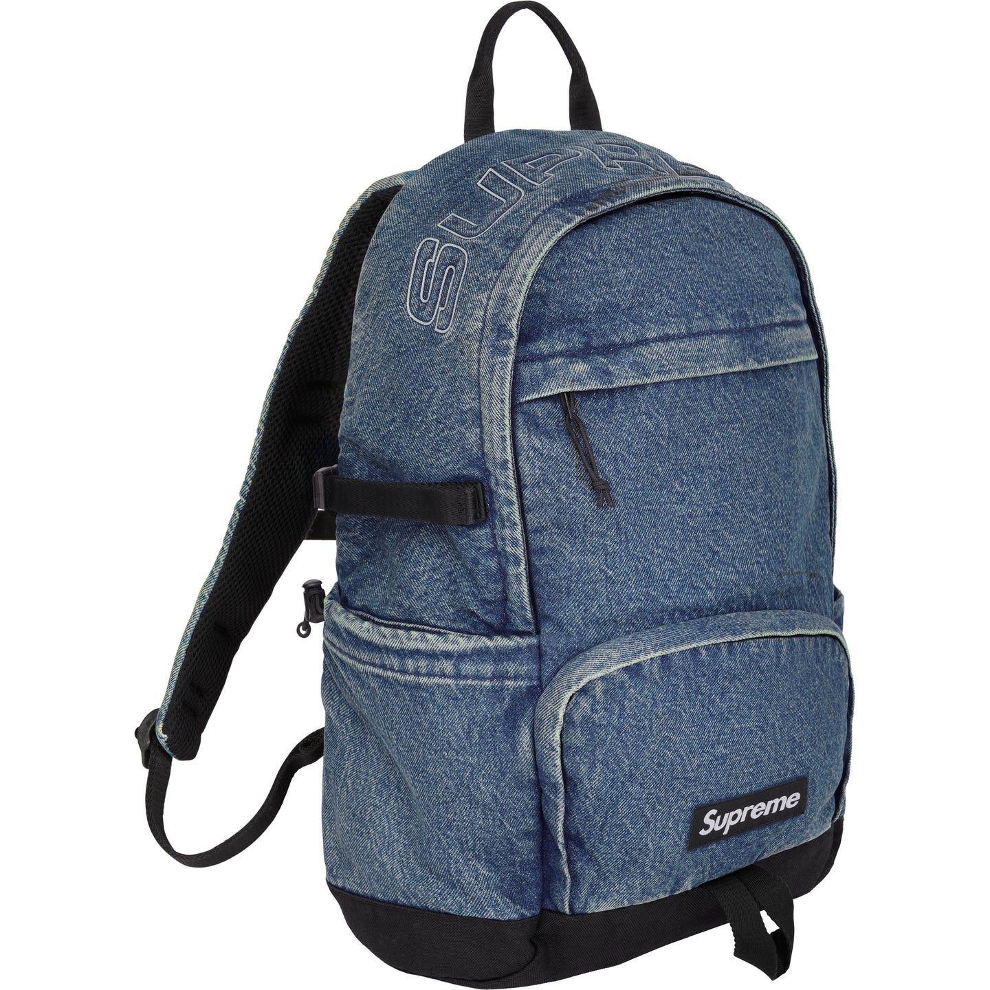 Supreme SUPREME FW25 'Washed Indigo' DENIM BACKPACK OS Size ONE SIZE - 7 Thumbnail