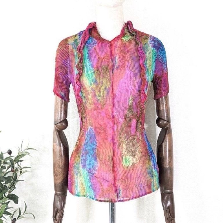 Issey Miyake issey miyake Starry Sky Glass Willow Top Size US M / EU 48-50 / 2 - 1 Thumbnail