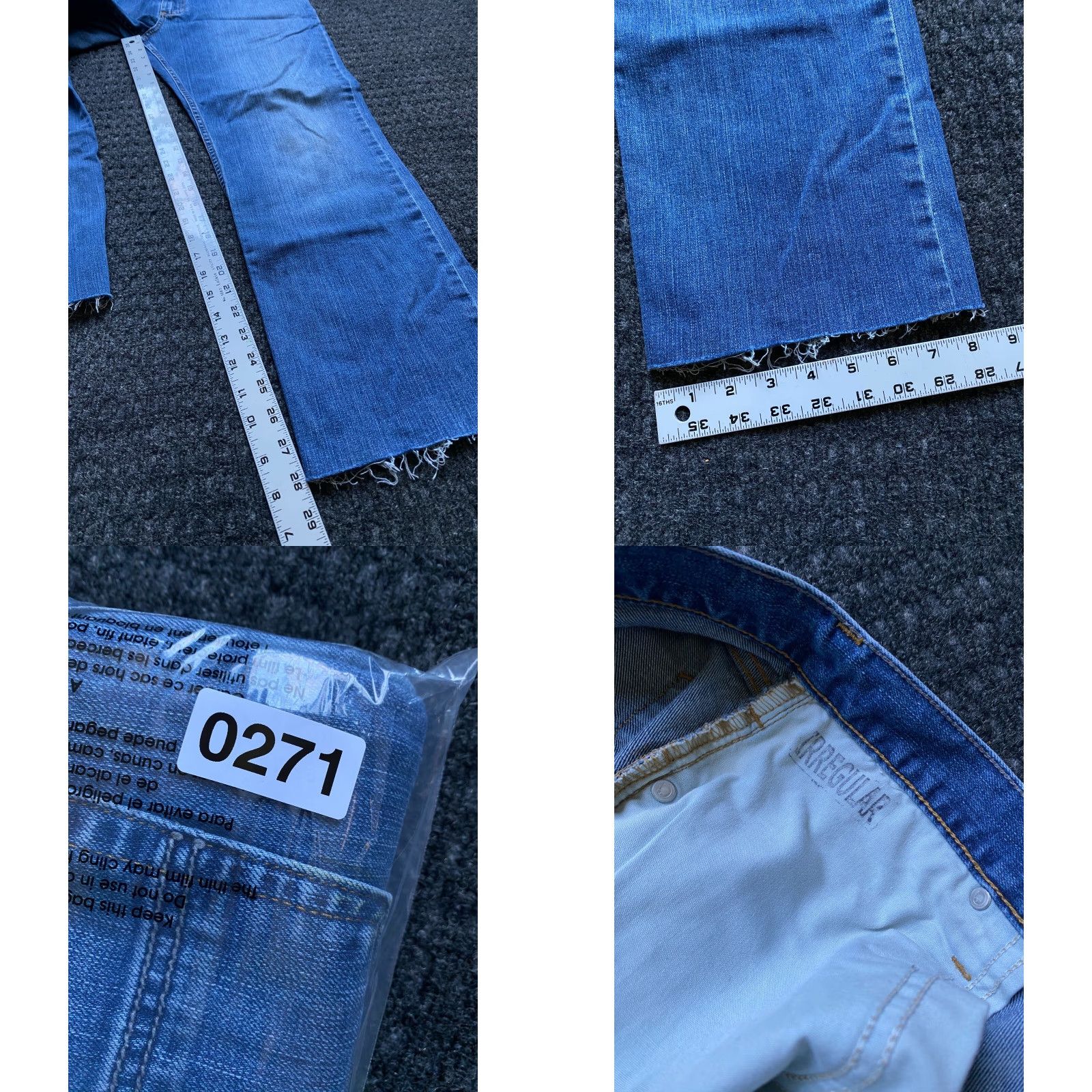 Carhartt Carhartt Jeans Mens Relaxed Fit Denim Size 36 x 32 Irregular Cut Off Hem Size US 36 / EU 52 - 8 Thumbnail