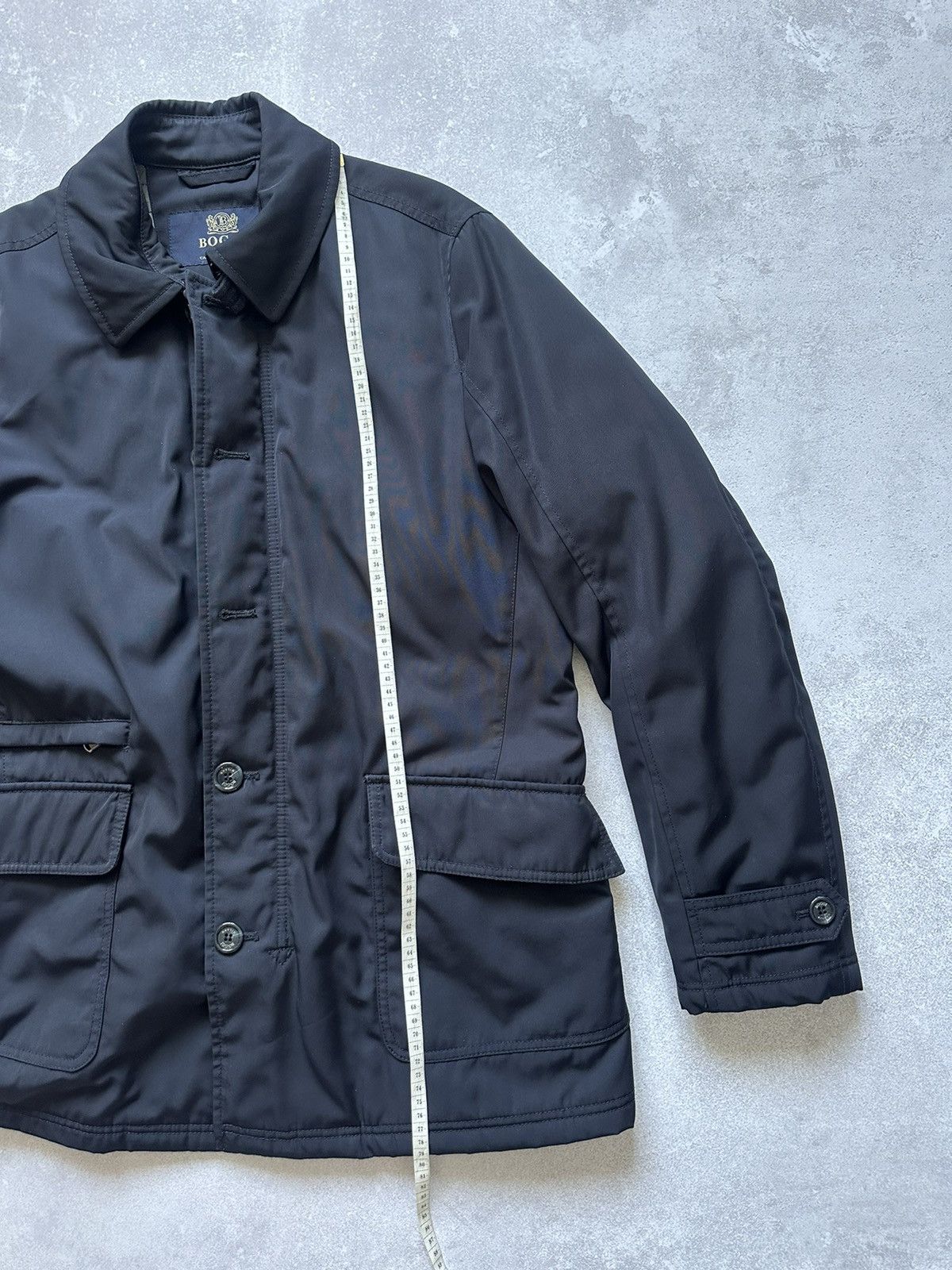 Boggi × Designer Boggi Milano Blue Button Down Coat Jacket Size 48 Size US M / EU 48-50 / 2 - 10 Thumbnail