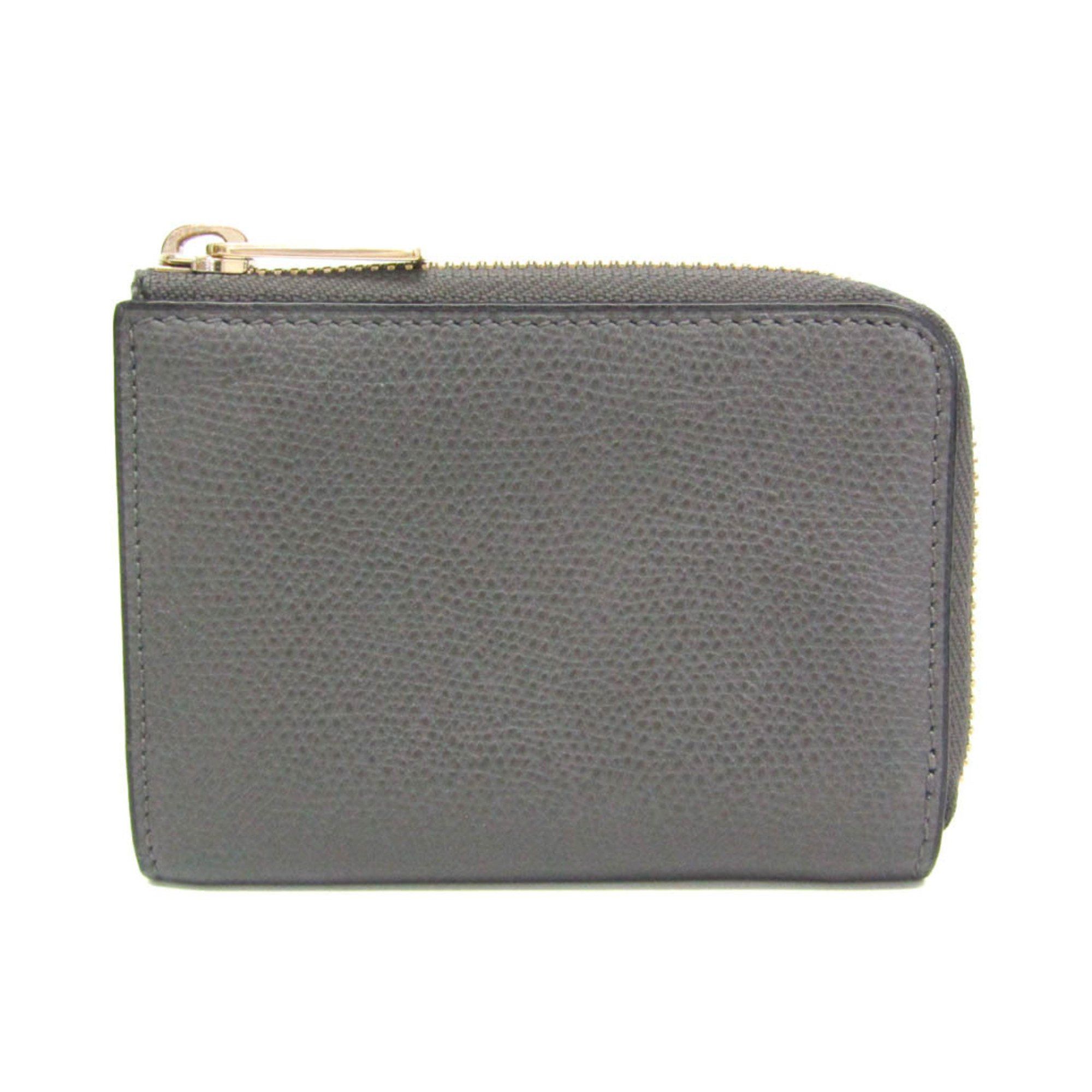 Valextra Valextra Multi-case Key Ring Men,Women Leather Coin Purse/coin Case Gray Size ONE SIZE - 1 Thumbnail