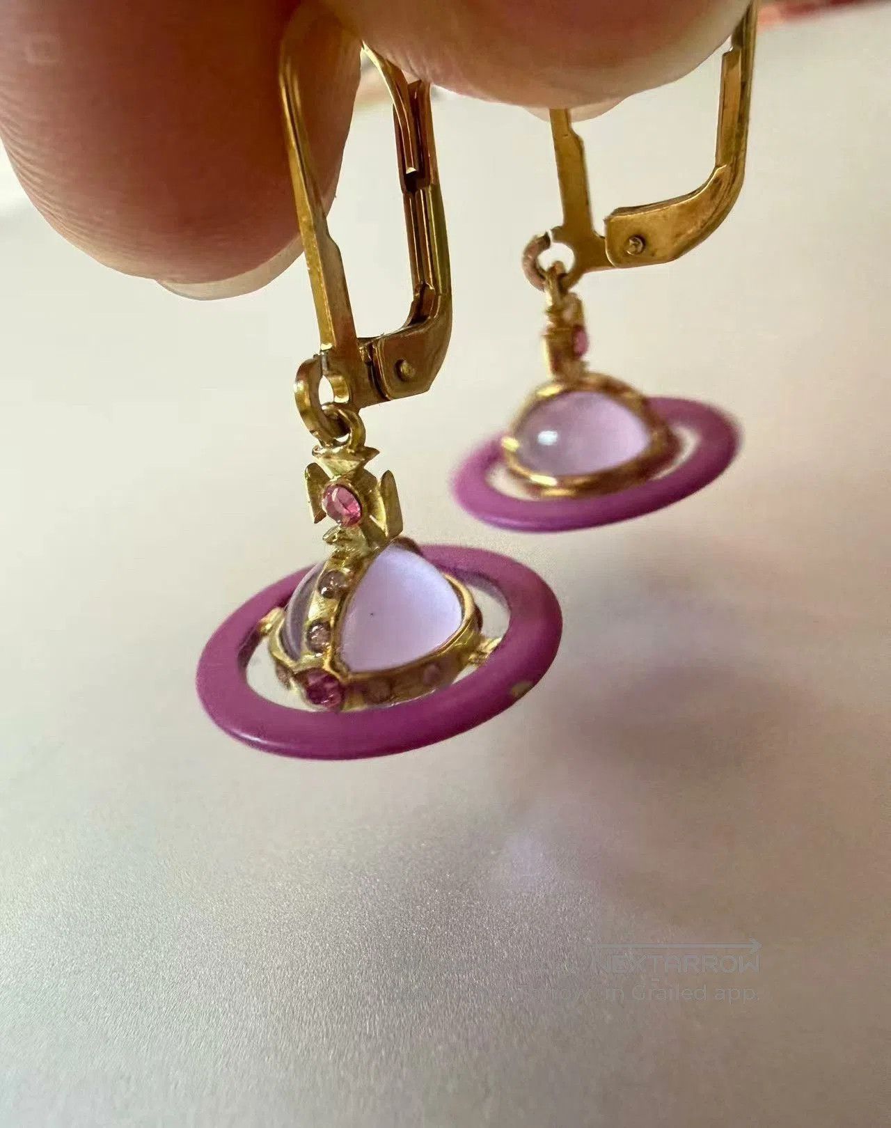 Vivienne Westwood Vivienne Westwood Saturn Earrings. Size ONE SIZE - 1 Thumbnail