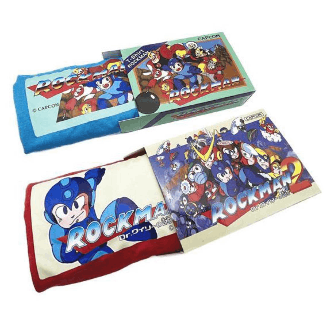 Japanese Brand Capcom Exclusive Official Rockman 2 Megaman Game Tee Size US L / EU 52-54 / 3 - 4 Thumbnail