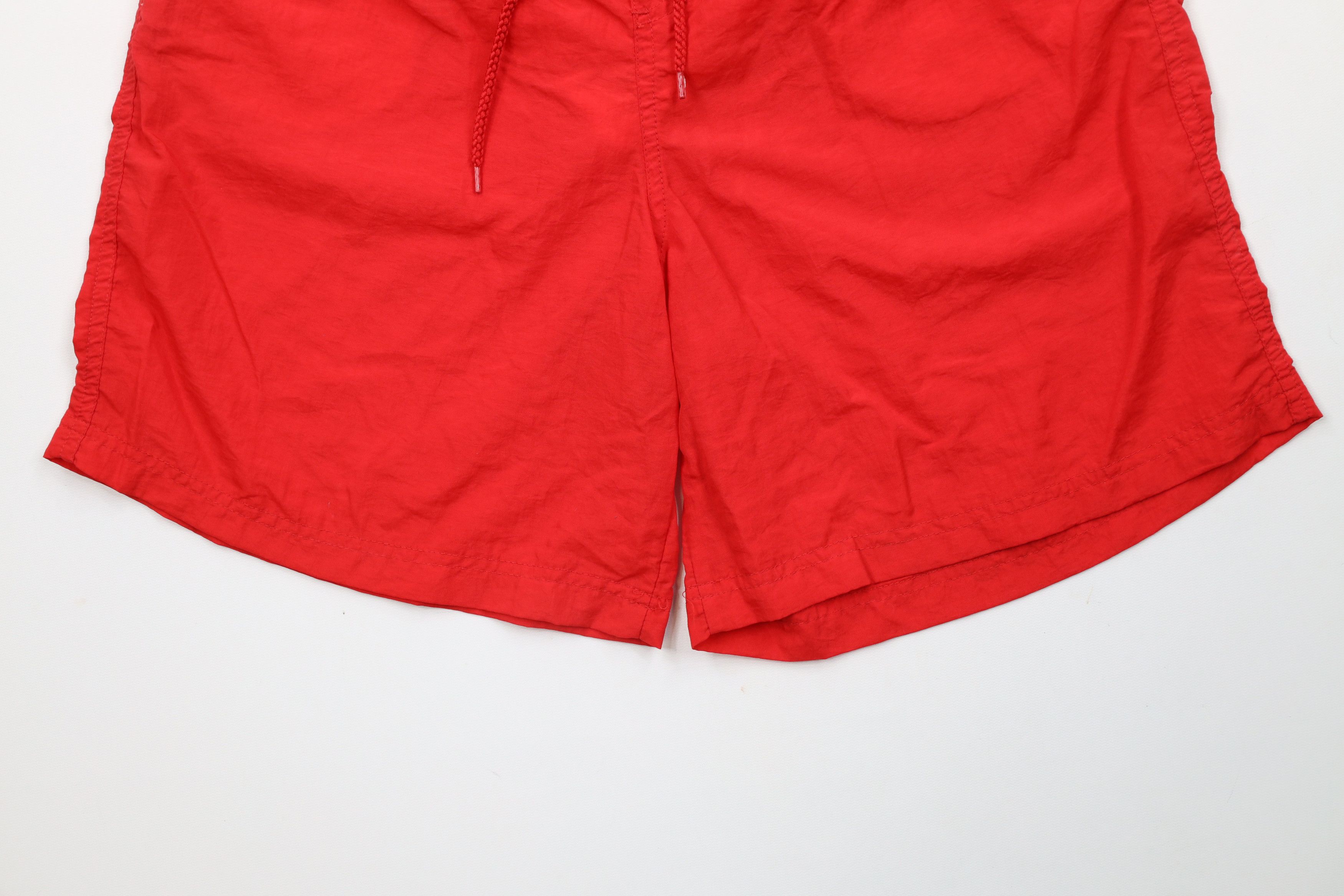 Vintage Vintage 90s Streetwear Lined Shorts Swim Trunks Red Size US 32 / EU 48 - 4 Thumbnail