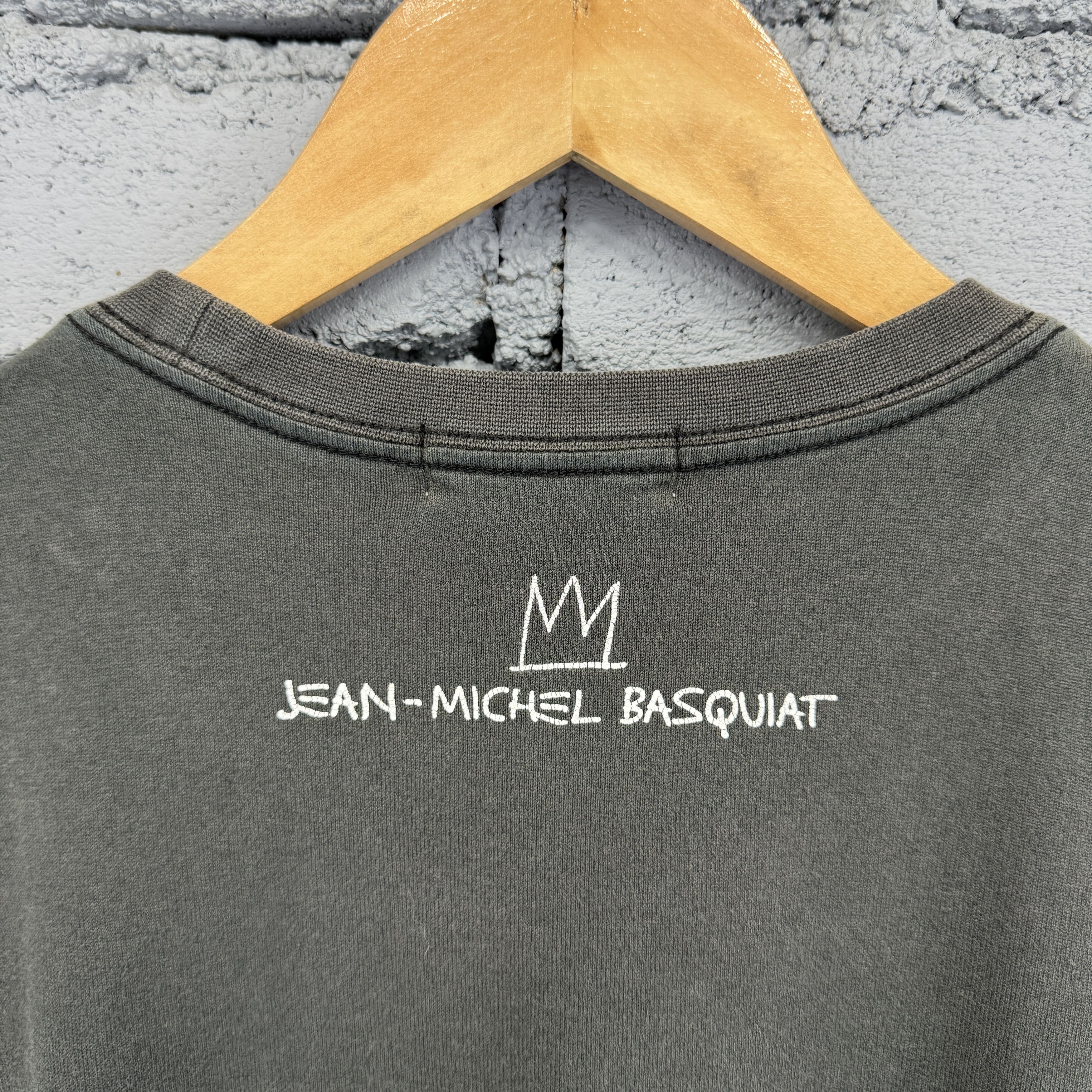 Jean-Michel Basquiat Vintage Jean-Michel Basquiat "Notary" Sunfaded Tshirt Size US L / EU 52-54 / 3 - 9 Thumbnail