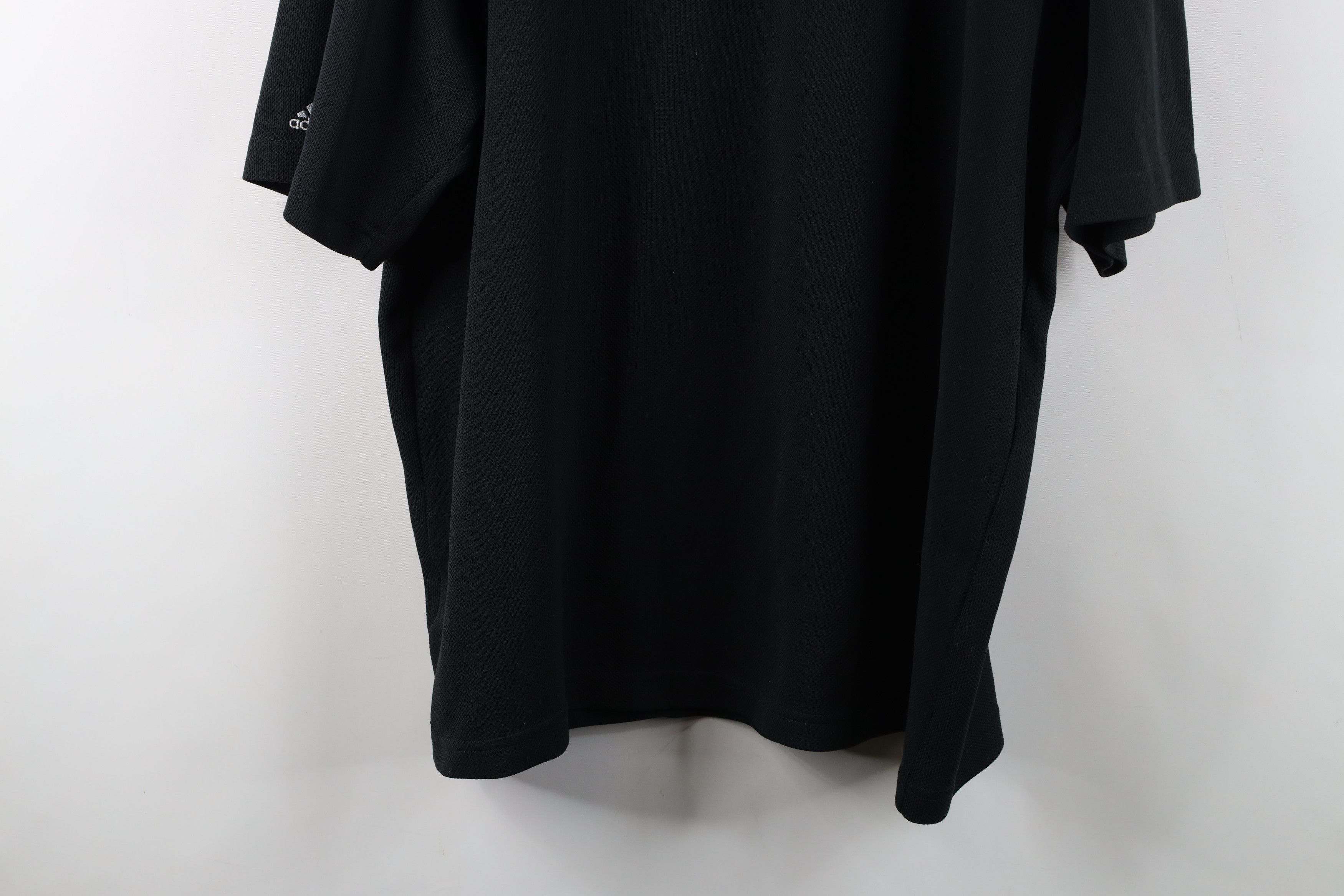 Adidas Vintage Y2K Adidas Striped Knit Short Sleeve T-Shirt Black Size US XL / EU 56 / 4 - 14 Thumbnail