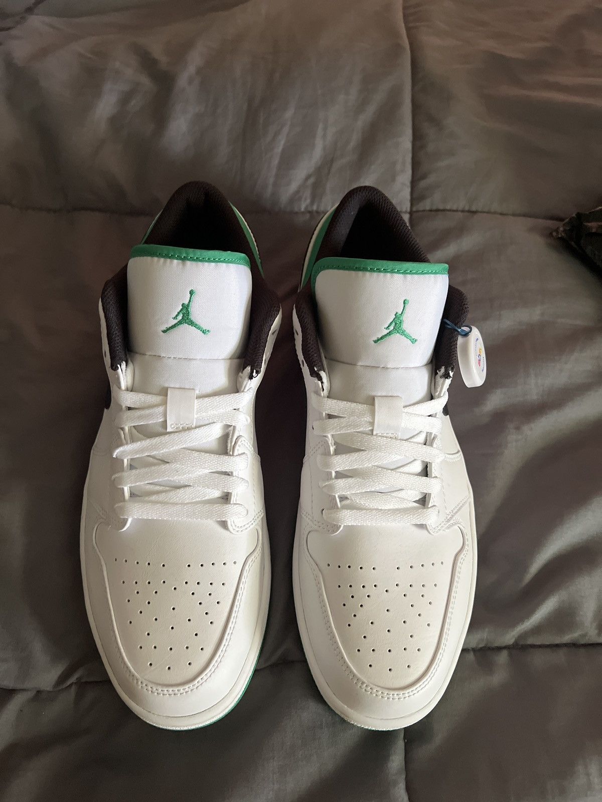 Jordan Brand Air Jordan 1 Low “Lucky Green Celtic” Size US 11 / EU 44 - 4 Thumbnail