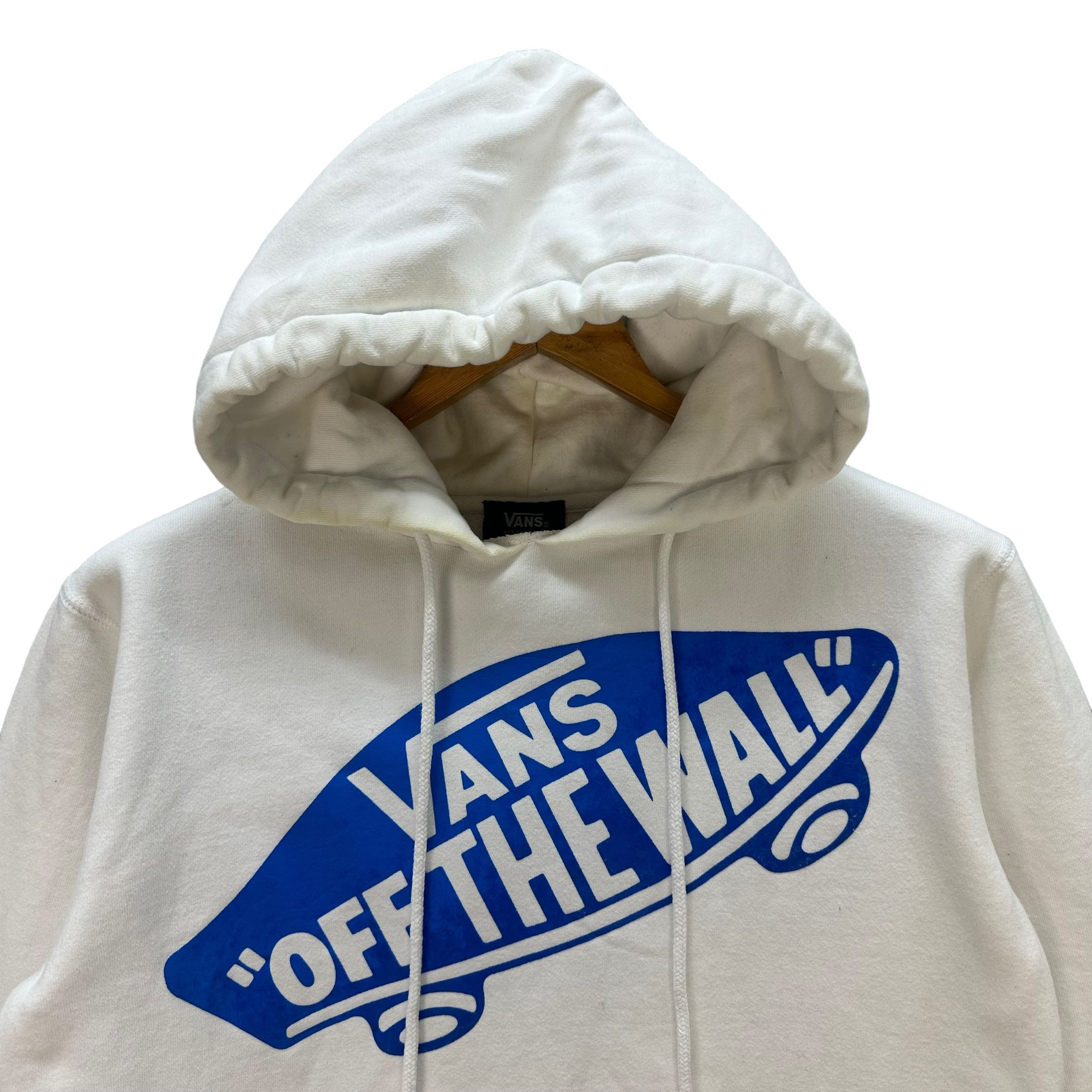 Vans Vans Off The Wall Big Logo Pullover White Hoodies #9186-67 Size US S / EU 44-46 / 1 - 2 Thumbnail