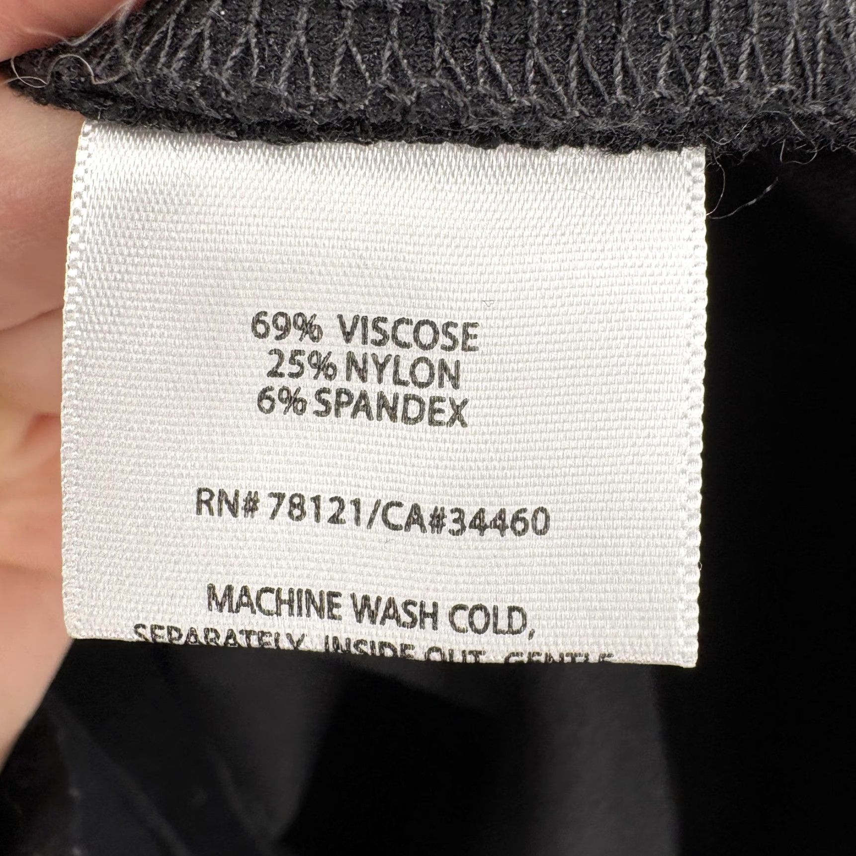 Eileen Fisher Eileen Fisher Dress Sheath Pencil Black Sleeveless Round Neck Womens PM Petite Quick Ship Zip Zipper Stretch Jersey Classic Business Party/Cocktail Size M / US 6-8 / IT 42-44 - 4 Thumbnail