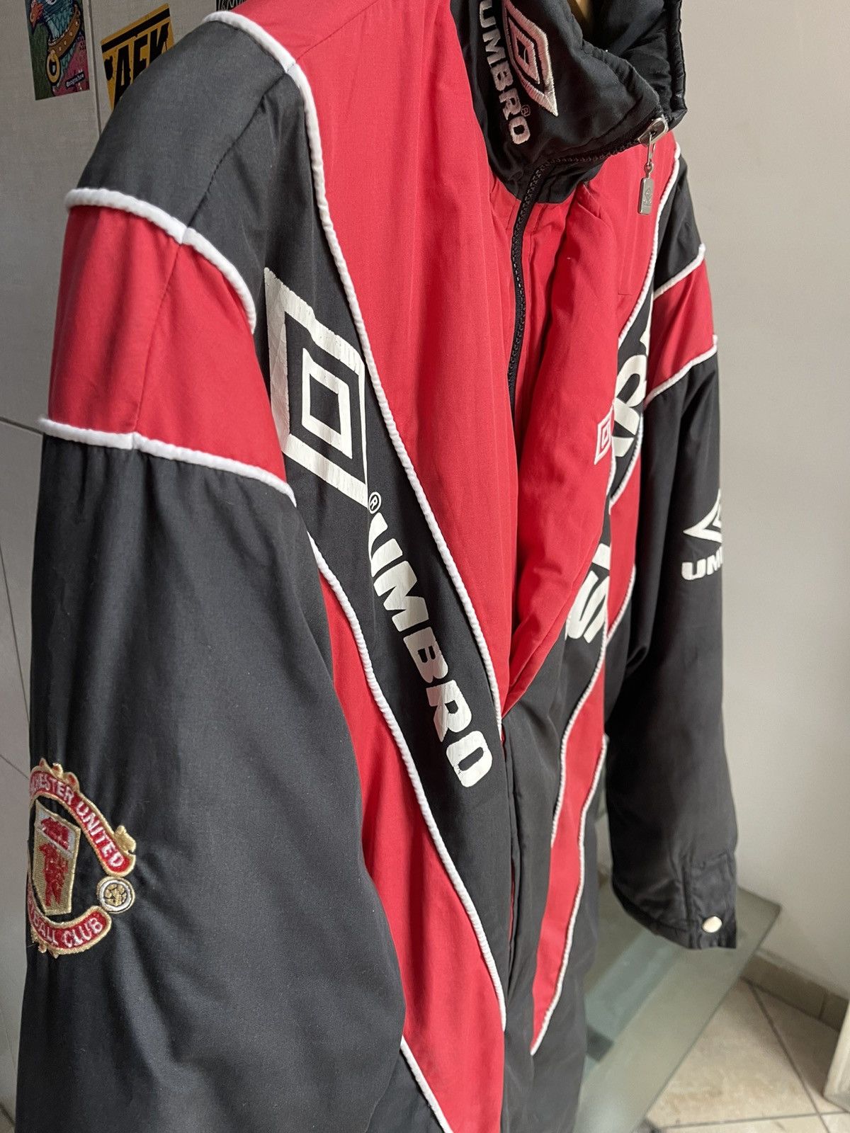 Umbro Vintage Umbro Trench Coat Manchester United 1992 Size US M / EU 48-50 / 2 - 2 Thumbnail