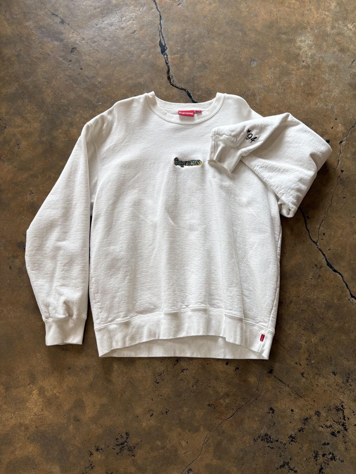 Supreme Supreme “prada” logo crewneck | Grailed