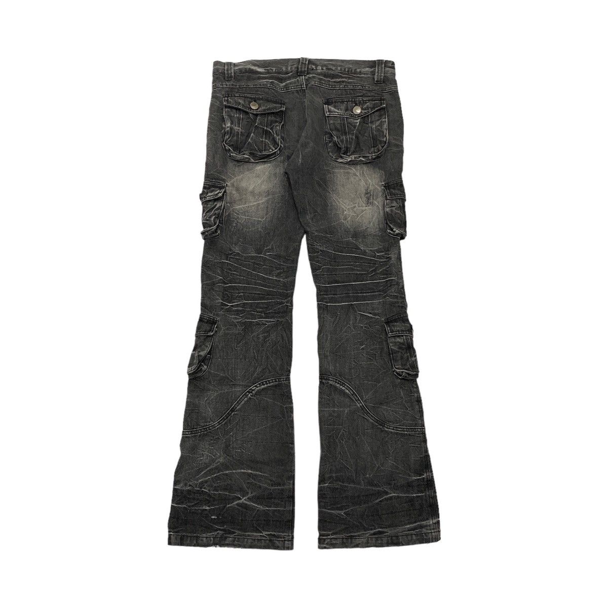 If Six Was Nine Toplsm Multipocket Bondage Distressed Jeans Size US 36 / EU 52 - 2 Thumbnail