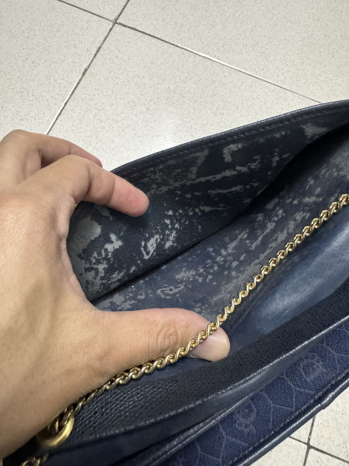 Dior VINTAGE DIOR CHAIN SHOULDER BAG Size ONE SIZE - 5 Thumbnail
