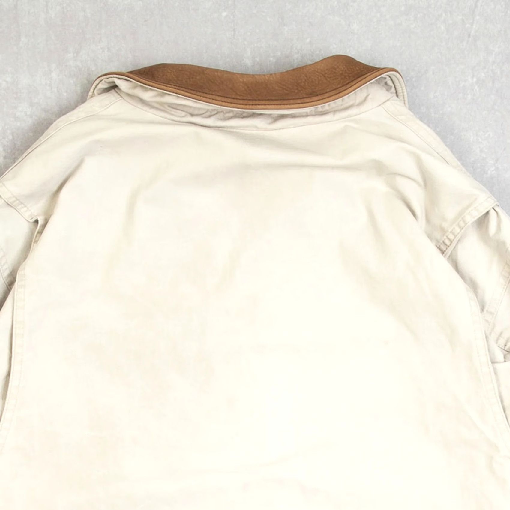 Vintage L.L.Bean Vintage Barn Jacket Women's 1990s Beige Medium Beir Beige? Size M / US 6-8 / IT 42-44 - 4 Thumbnail
