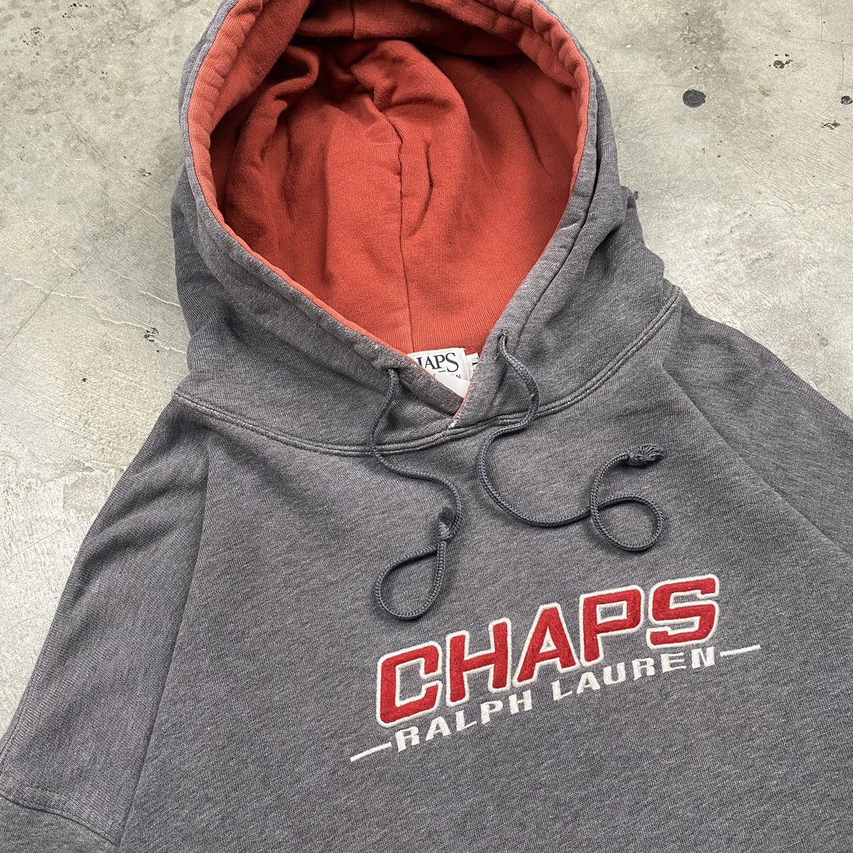 Chaps Ralph Lauren × Ralph Lauren × Vintage y2k Chaps RL Distressed Pullover Size US XL / EU 56 / 4 - 3 Thumbnail
