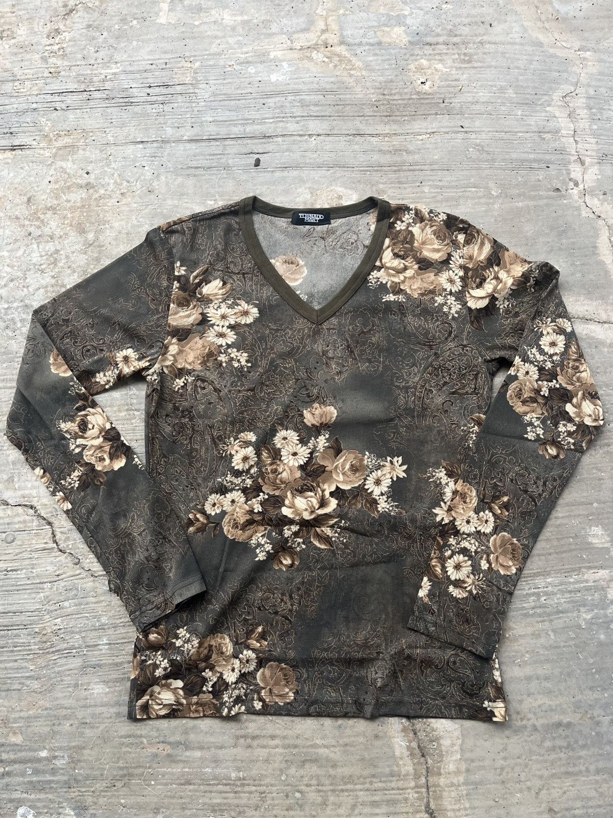 Tornado Mart Tornado Mart Archive Floral Shirt Italy Fabric Y2K