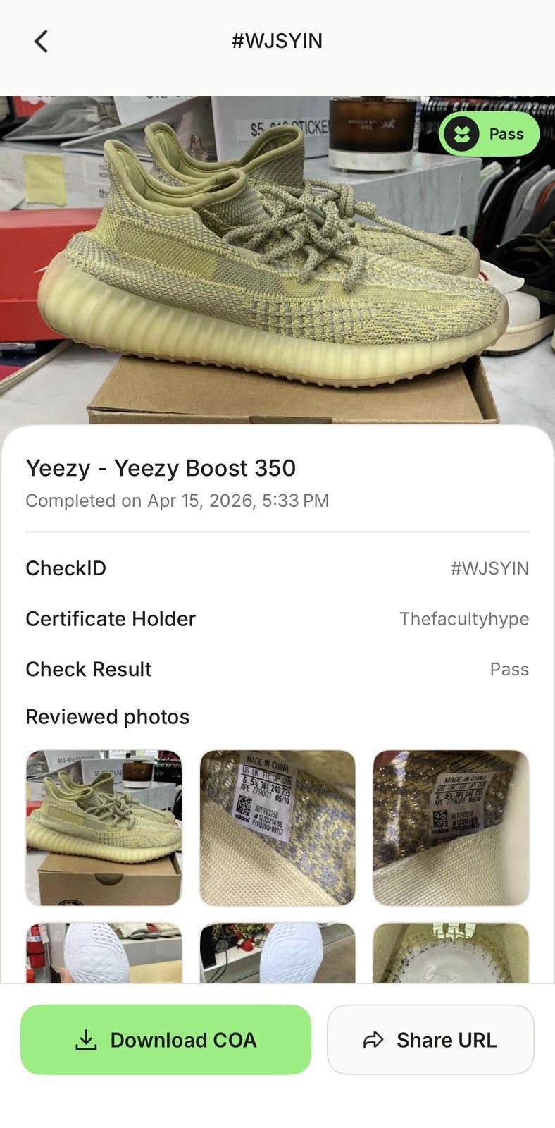 Adidas Yeezy Boost 350 V2 Antlia Size 6 (2019) Size US 6 / EU 39 - 11 Thumbnail