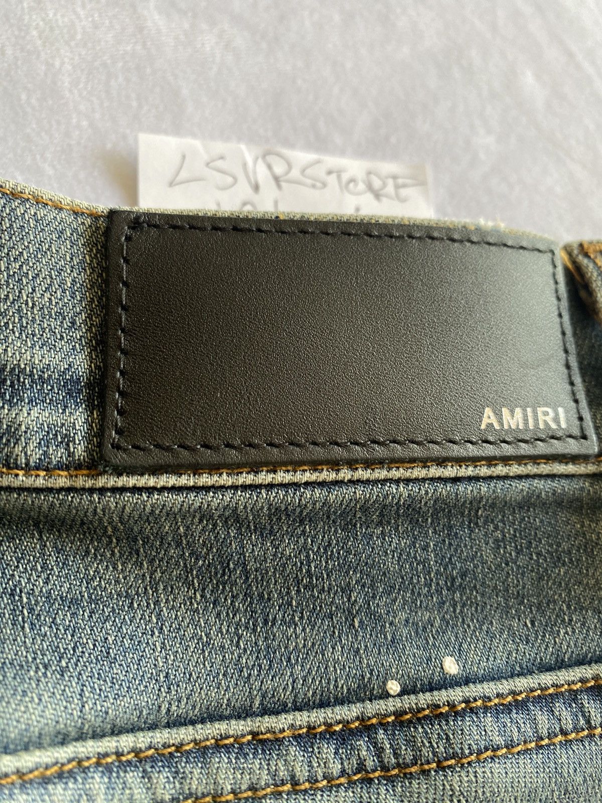 Amiri AMIRI Art Patch Medium Indigo 32 OG Rare* Size US 32 / EU 48 - 12 Thumbnail