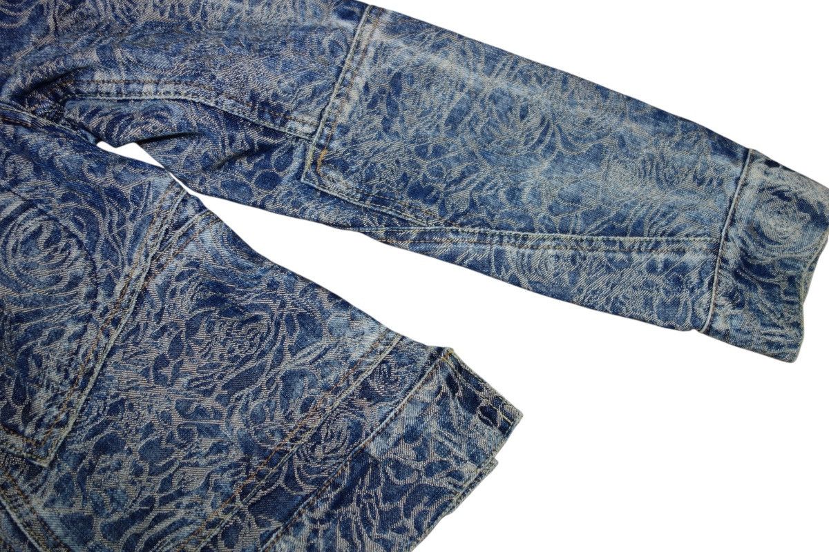 Issey Miyake Issey Miyake S/S2009 Jaquard Woven Denim Jacket Size US S / EU 44-46 / 1 - 7 Thumbnail