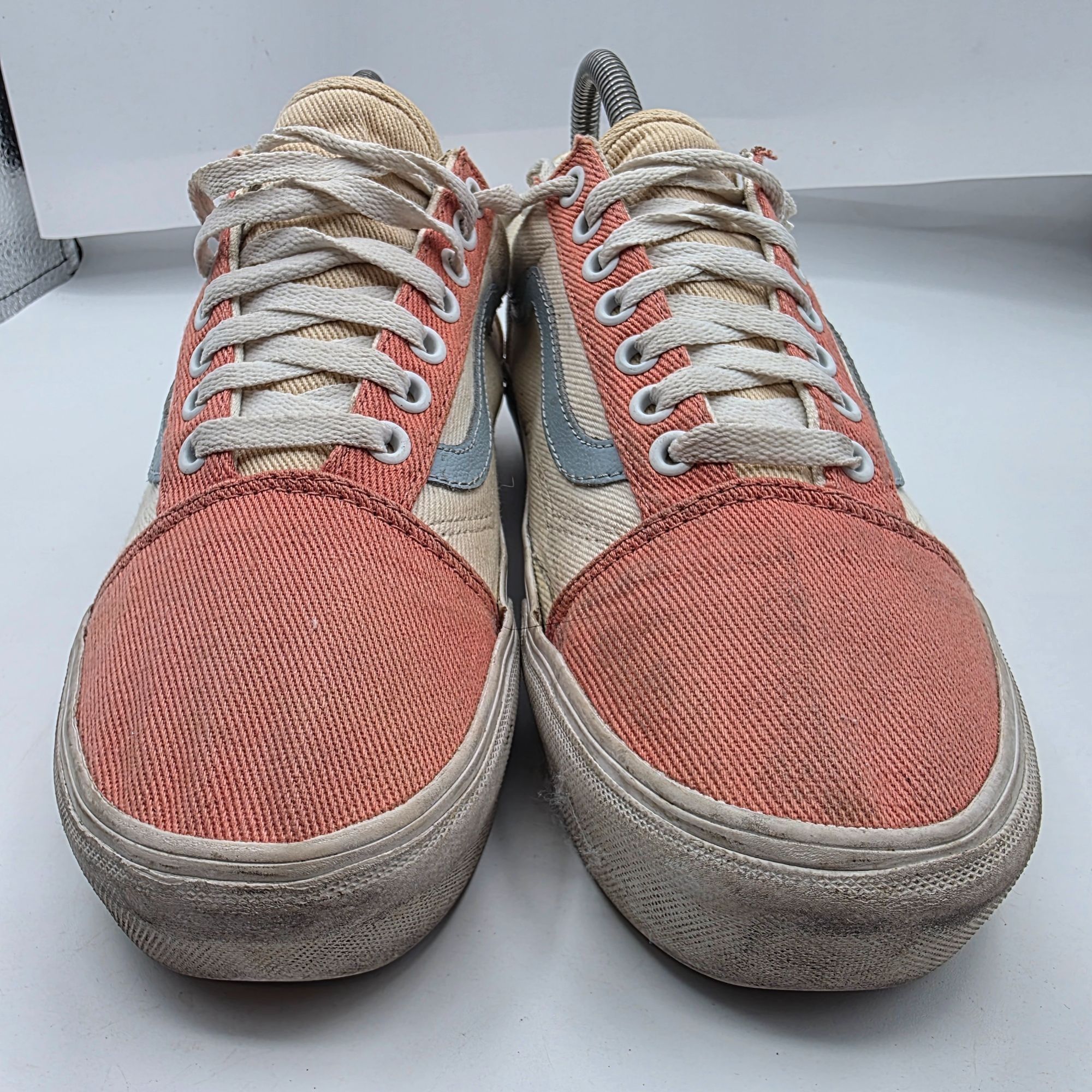 Vans Vans Old Skool Platform Womens 9 Pastel Twill Sneakers Coral Size US 7.5 / IT 37.5 - 14 Thumbnail