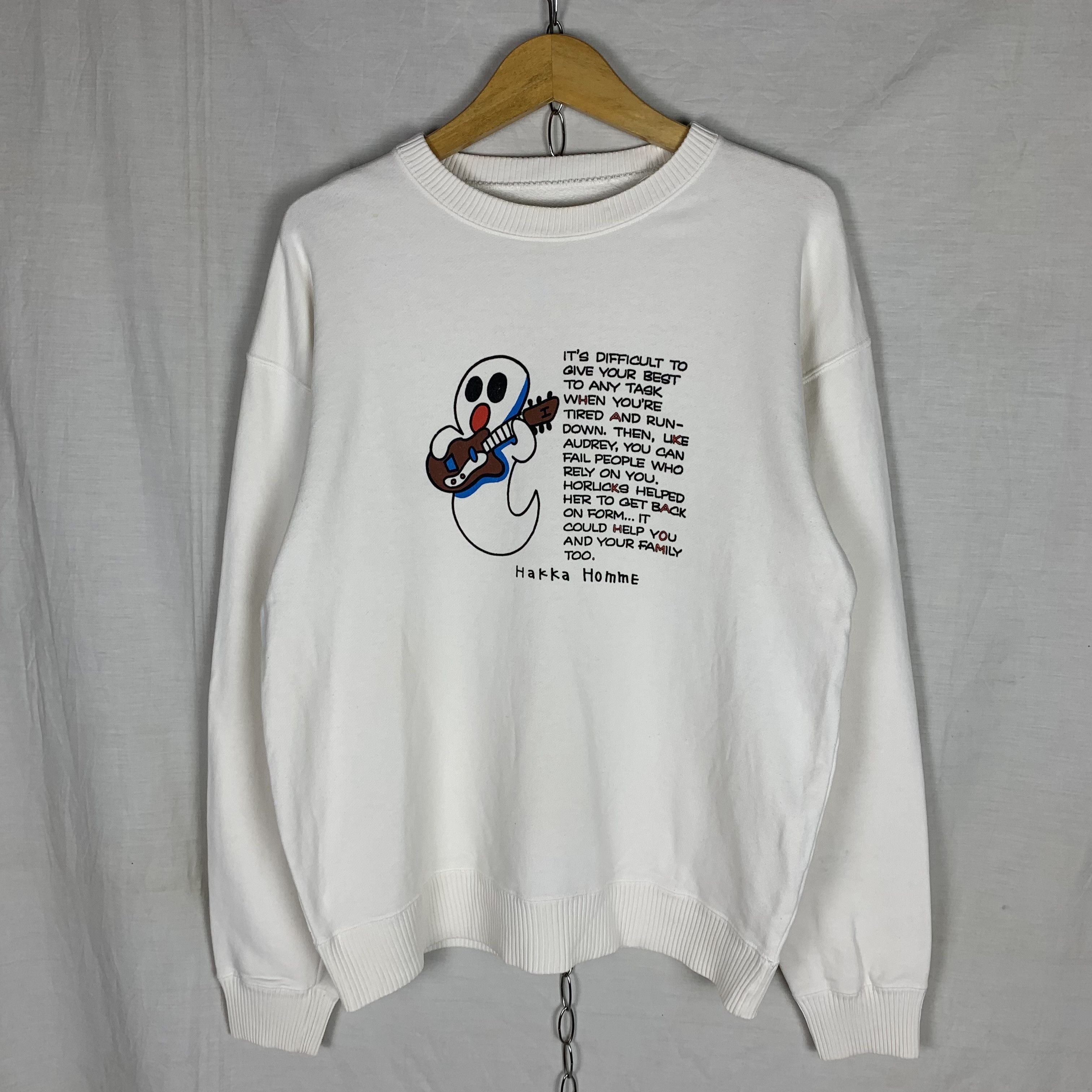 Vintage Vintage Hakka Homme Japanese Brand Sweatshirt Crewneck Size US M / EU 48-50 / 2 - 1 Thumbnail