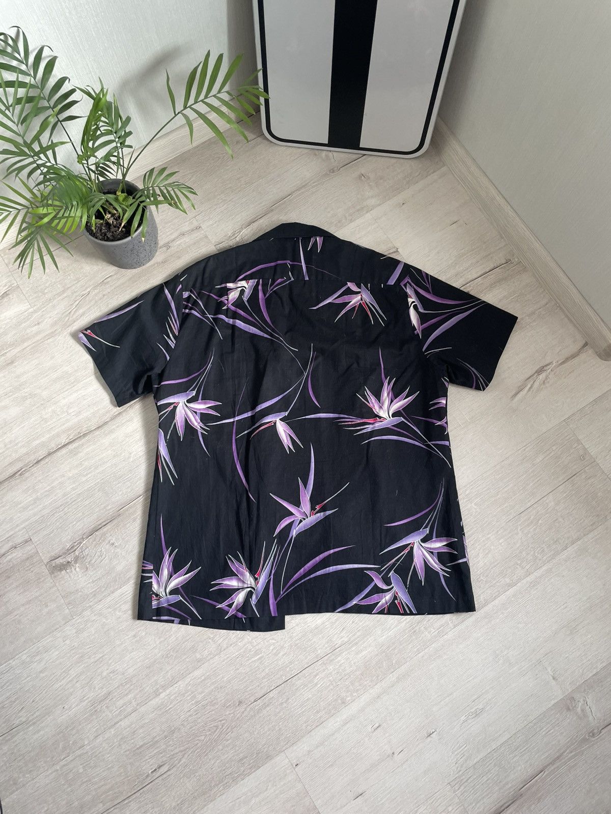 Vintage Vintage Y2k Hawaii Shirt With Flowers Made In USA 2000s Size US L / EU 52-54 / 3 - 2 Thumbnail