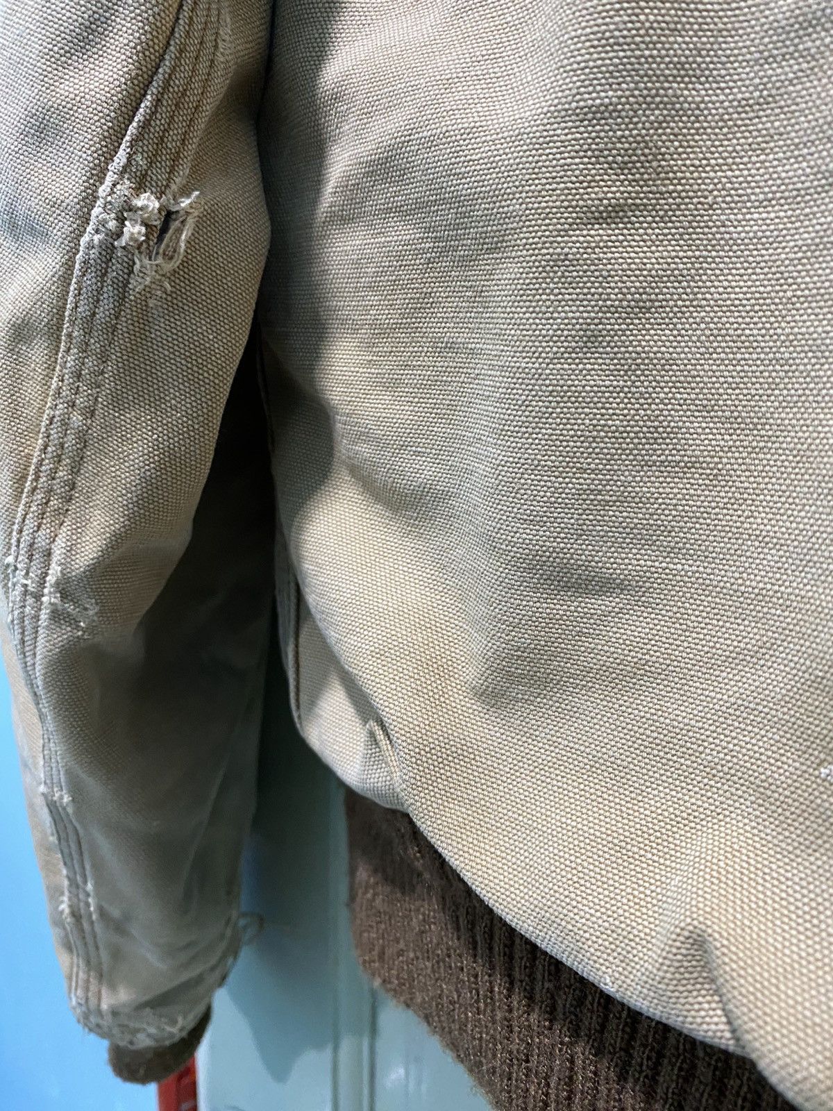 Carhartt Vintage 80s Carhartt Santa Fe Sun Faded Duck Canvas Jacket Size US M / EU 48-50 / 2 - 8 Thumbnail