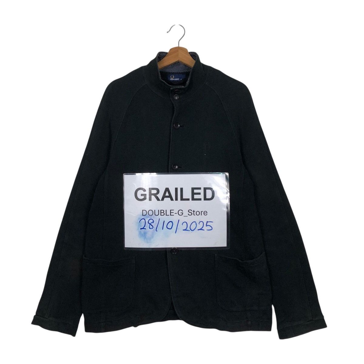 Fred Perry 📌Vintage Cardigan Button Bomber Jacket Fred Perry Size US XL / EU 56 / 4 - 1 Thumbnail