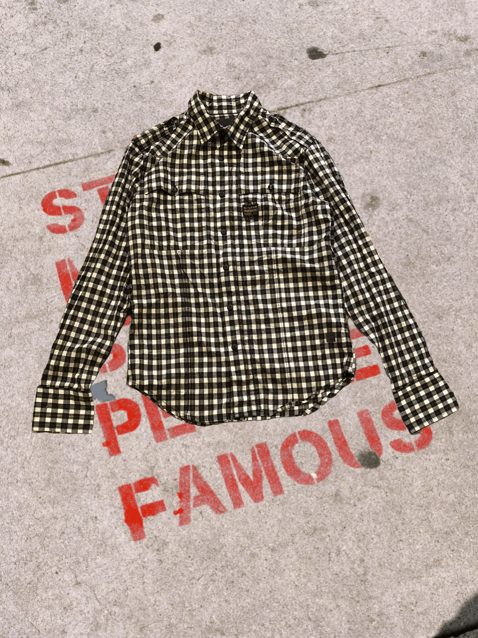 G-Star G-STAR RAW Check Shirt Casual Formal Size US S / EU 44-46 / 1 - 1 Thumbnail