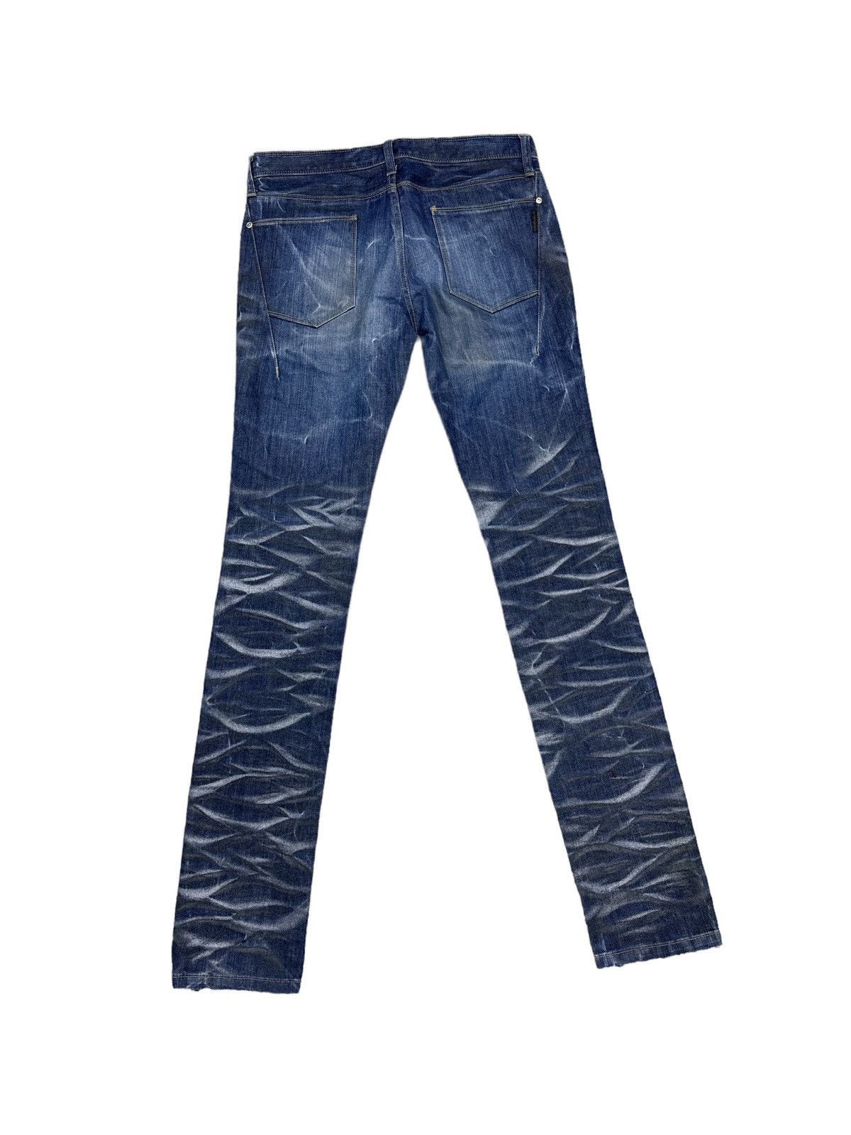 Neil Barrett BLACKBARRETT BY NEIL BARRETT LASER SEASONED SKINNY JEANS Size US 32 / EU 48 - 2 Thumbnail