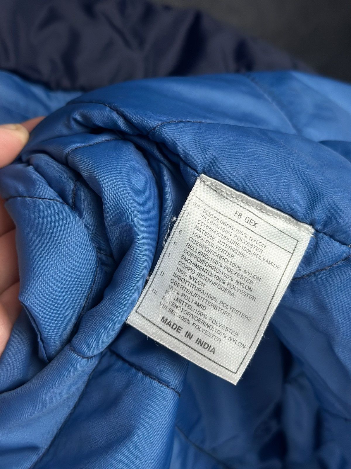 Nike × Vintage Nike Vintage Jacket Big Logo Blue Size Men's S Size US S / EU 44-46 / 1 - 11 Thumbnail