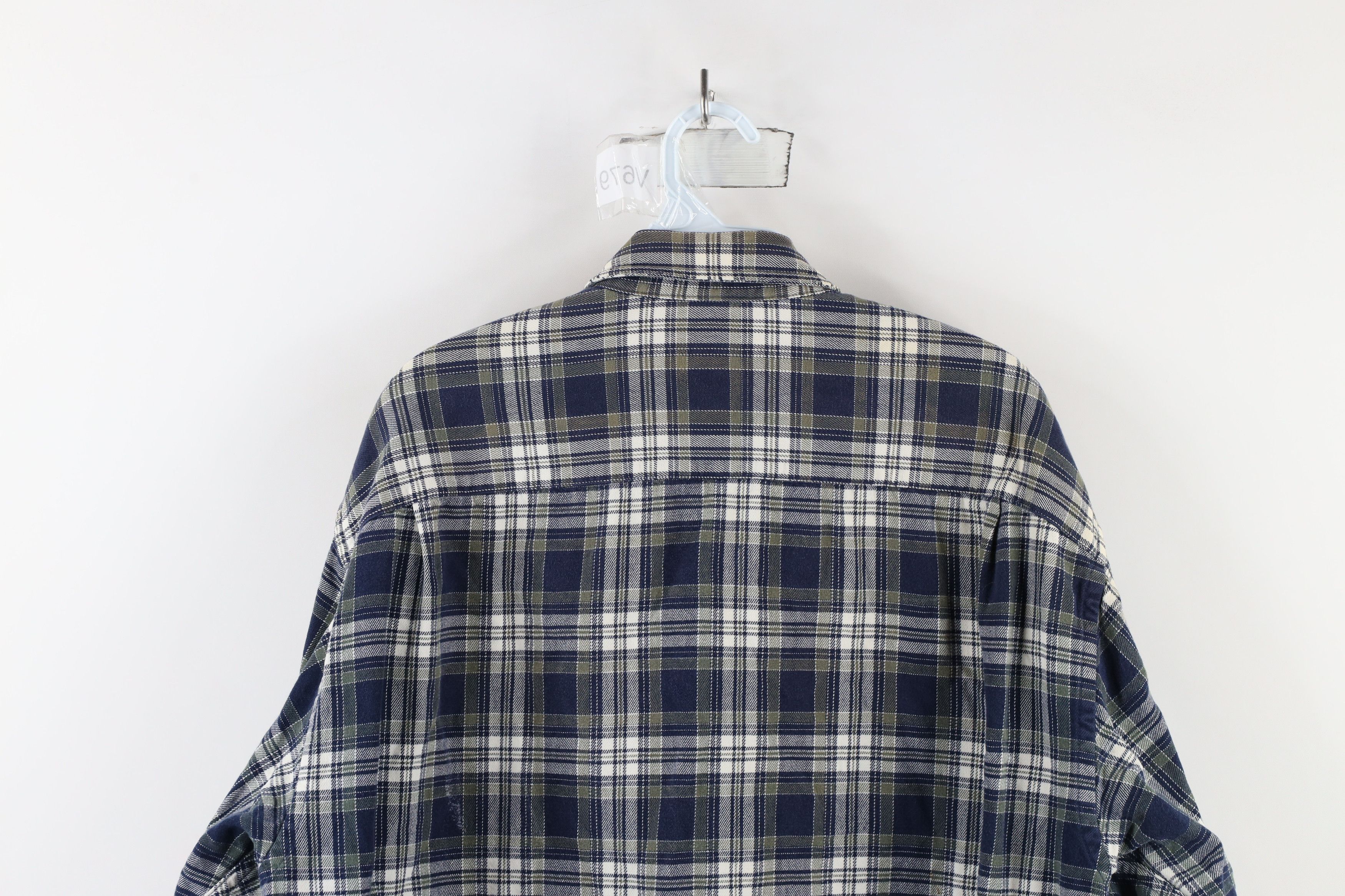 Eddie Bauer × Vintage Vintage 90s Eddie Bauer Heavyweight Button Shirt Plaid Size US L / EU 52-54 / 3 - 10 Thumbnail