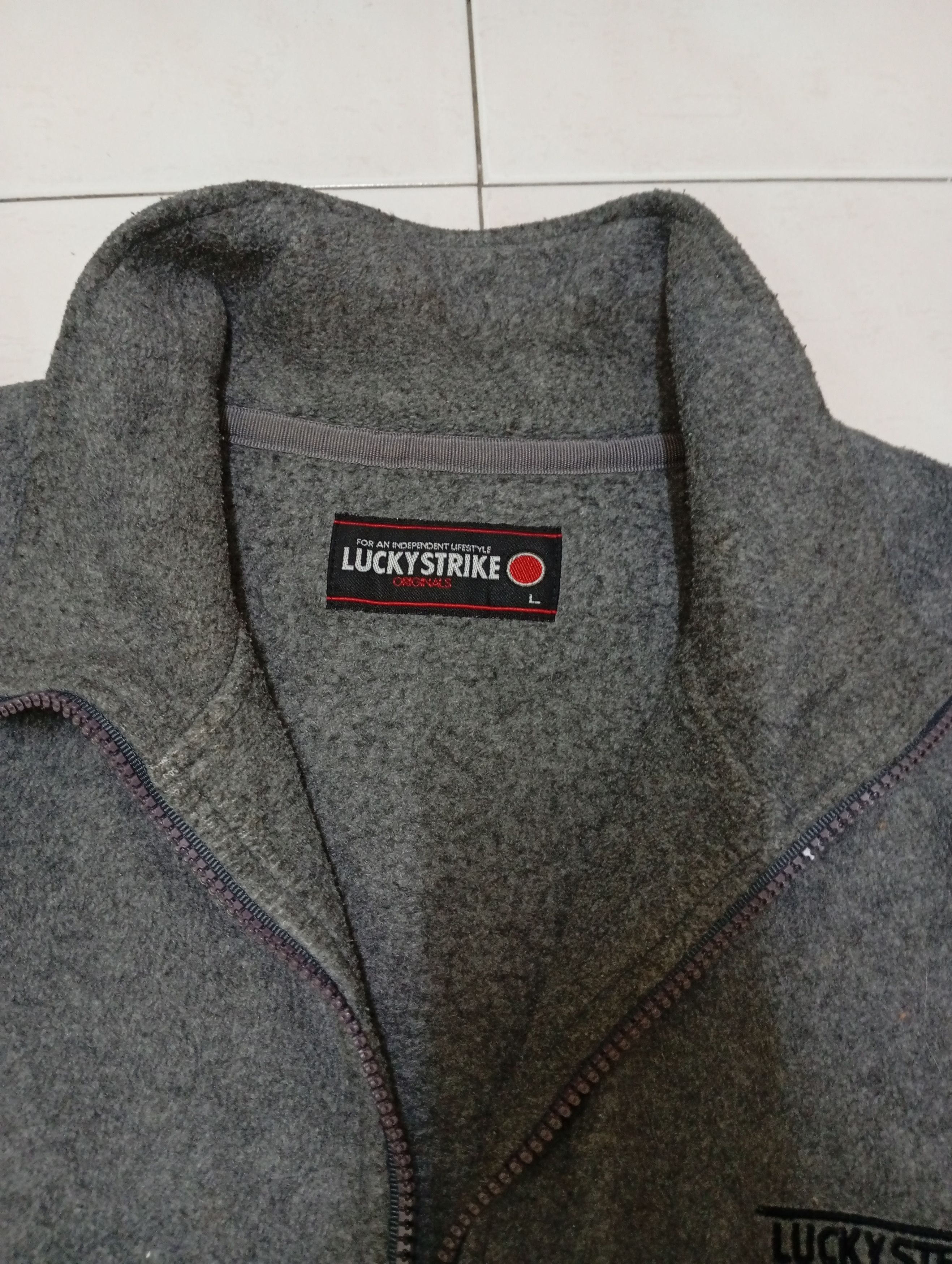 Vintage vintage Lucky strike X sweatshirt/fleece X sport racing Size US L / EU 52-54 / 3 - 8 Thumbnail
