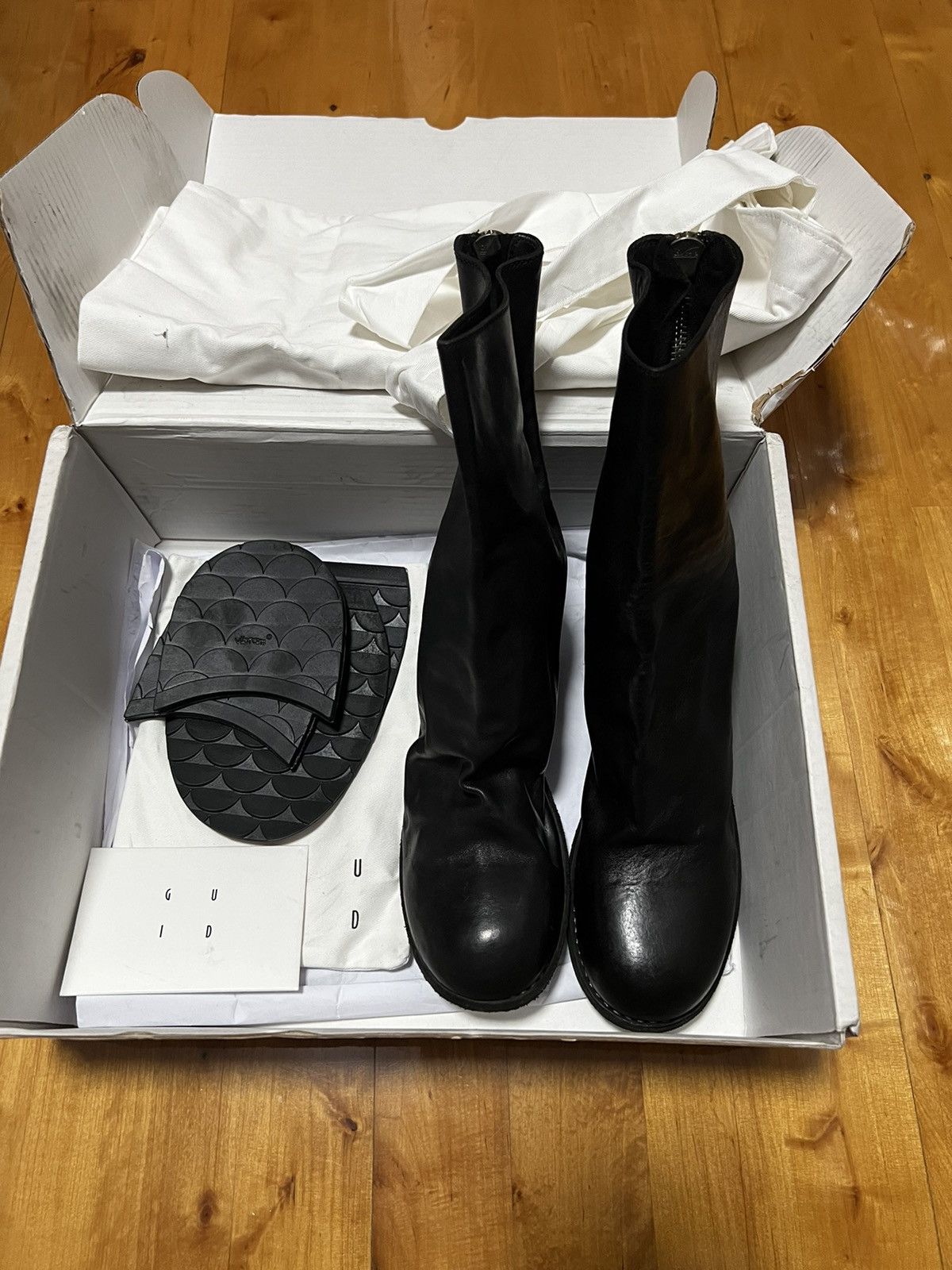 Guidi guidi 788z black zip boots sz37 Size US 7 / IT 37 - 11 Thumbnail