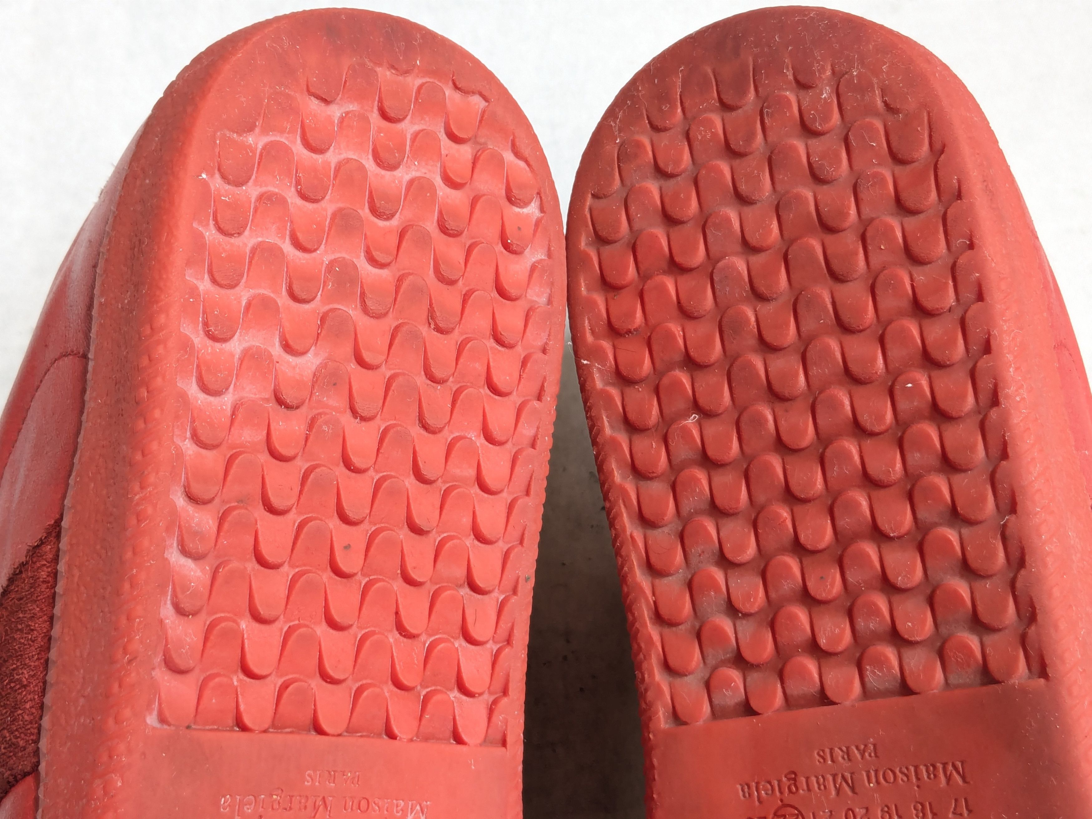 Maison Margiela Maison Margiela Replica GAT Red 10.5 43.5 Low Tops Size US 10.5 / EU 43-44 - 19 Thumbnail