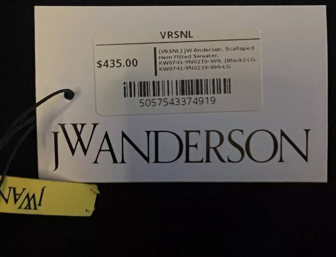 JW Anderson JW Anderson Scalloped Hem Cropped Fitted Sweater Size L / US 10 / IT 46 - 5 Thumbnail