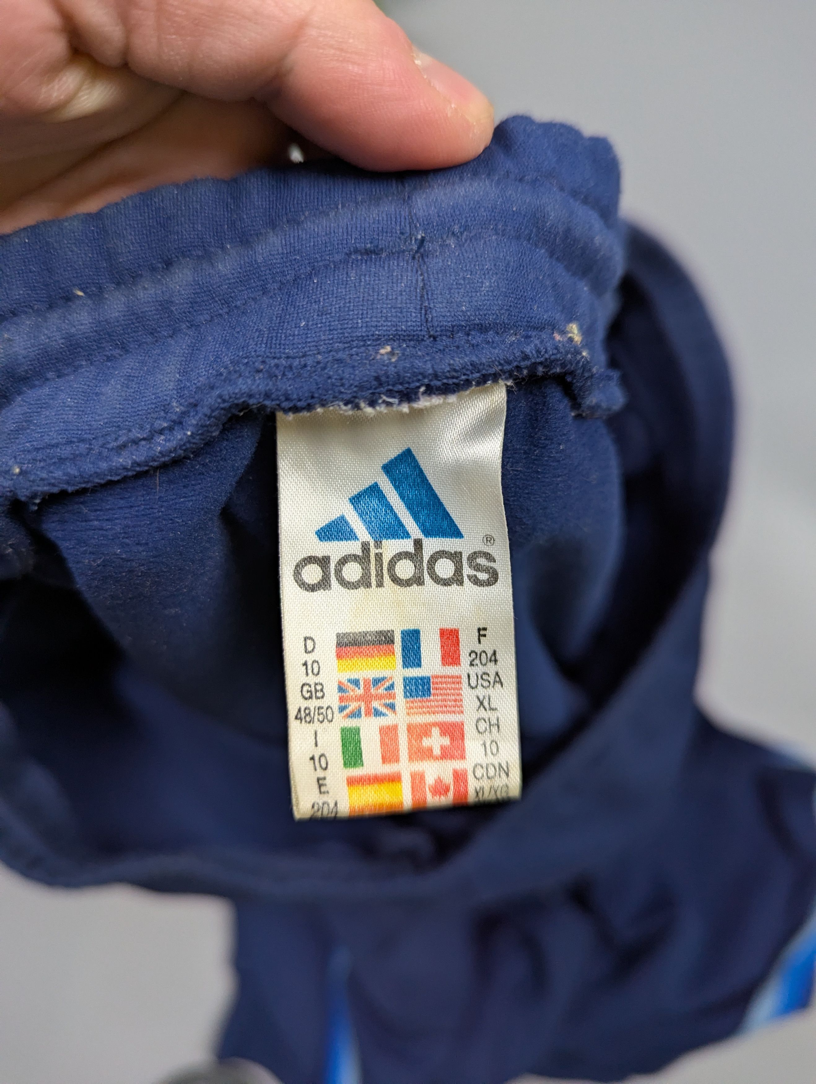Adidas Adidas Vintage 80s 90s Men’s Navy Blue Tracksuit Size US XXL / EU 58 / 5 - 18 Thumbnail