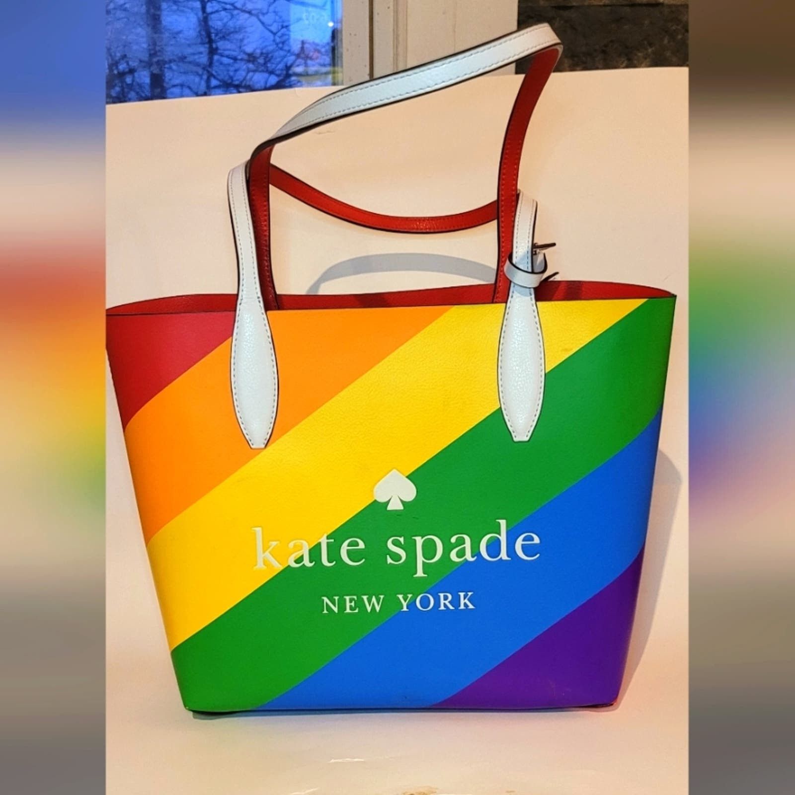 image of Kate Spade Pride Rainbow Tote, Women's