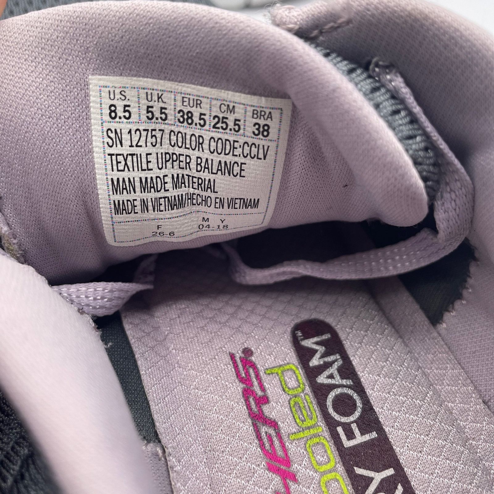 SKECHERS Skechers Flex Appeal 2.0 Break Free Shoes Gray Womens 8.5 Size US 8.5 / IT 38.5 - 7 Thumbnail