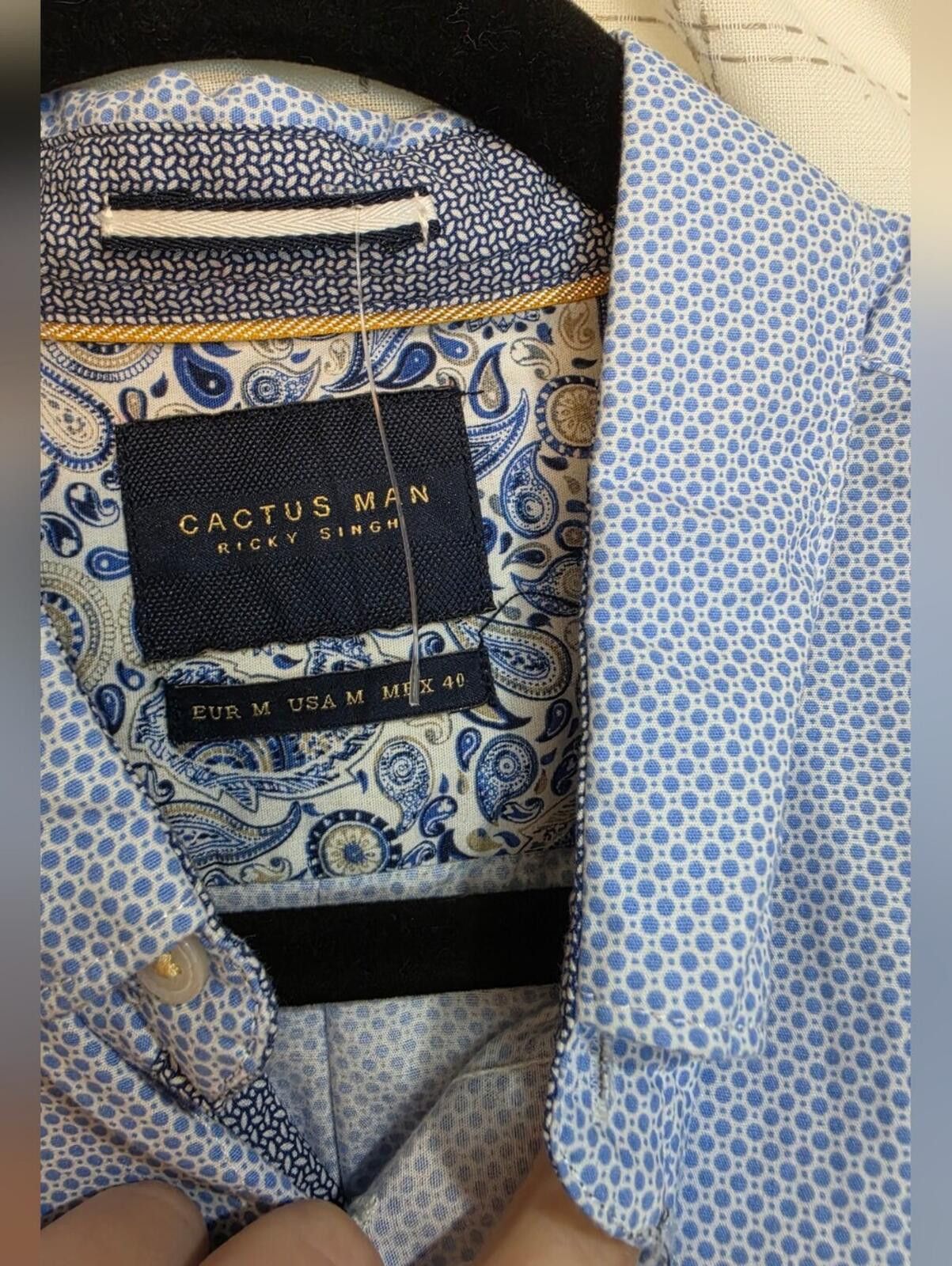 Other Cactus Man Dress Shirt Size 38R - 4 Thumbnail