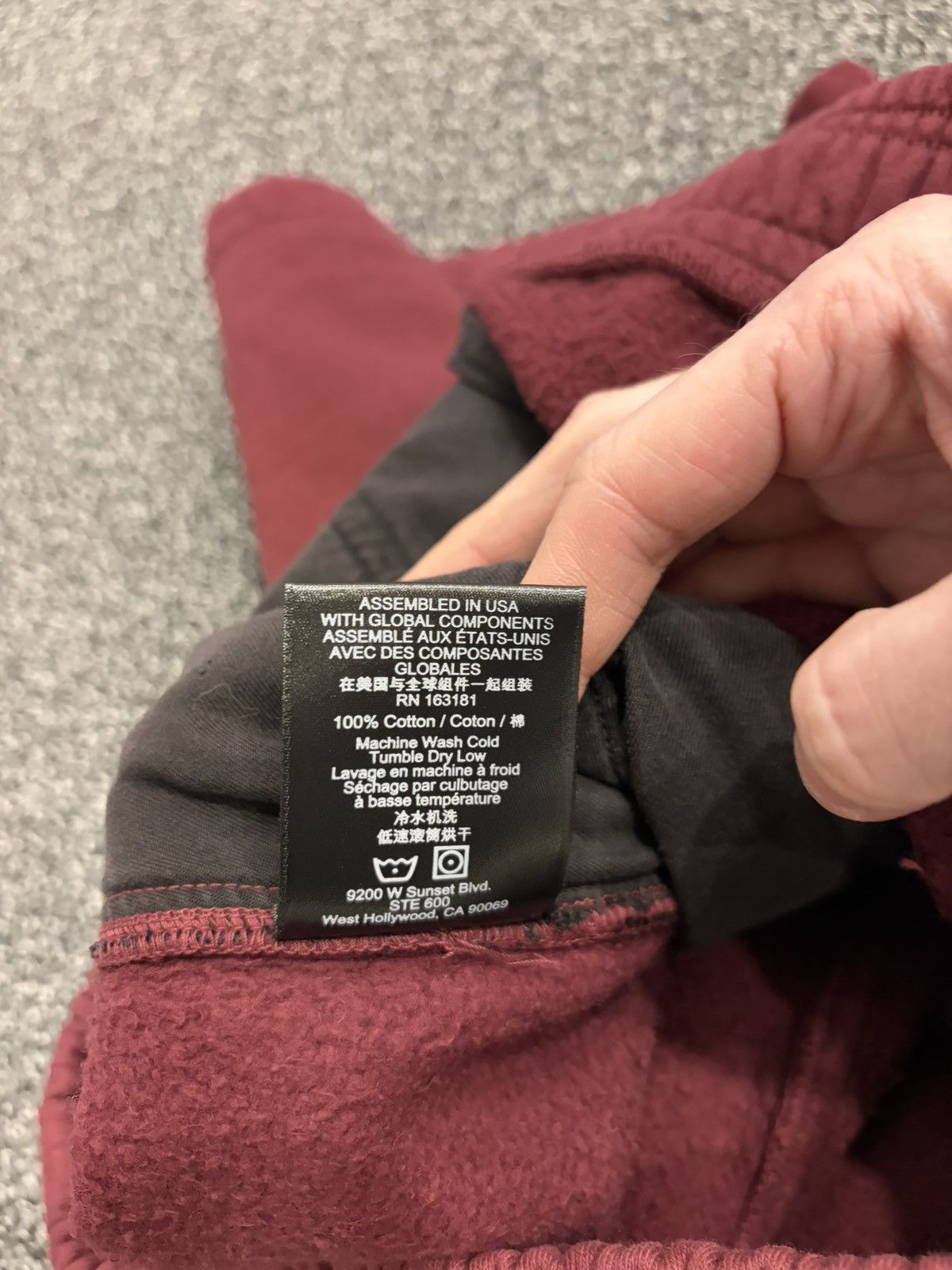 Rhude Rhude Bordeaux Shorts Size US 36 / EU 52 - 6 Thumbnail