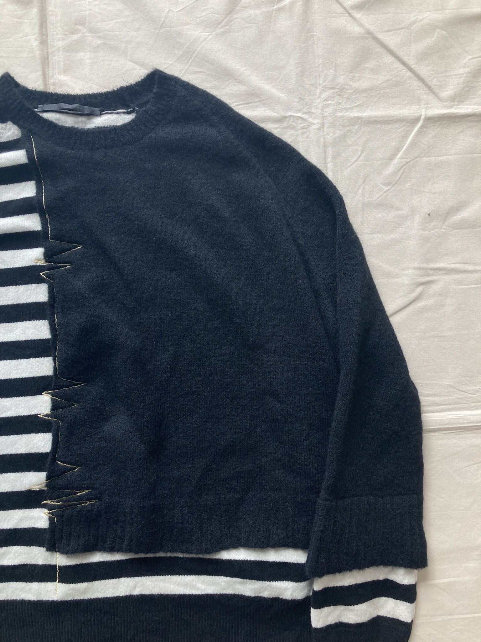 Haider Ackermann FW2018 Double Layer Knit Sweater Size US S / EU 44-46 / 1 - 2 Thumbnail